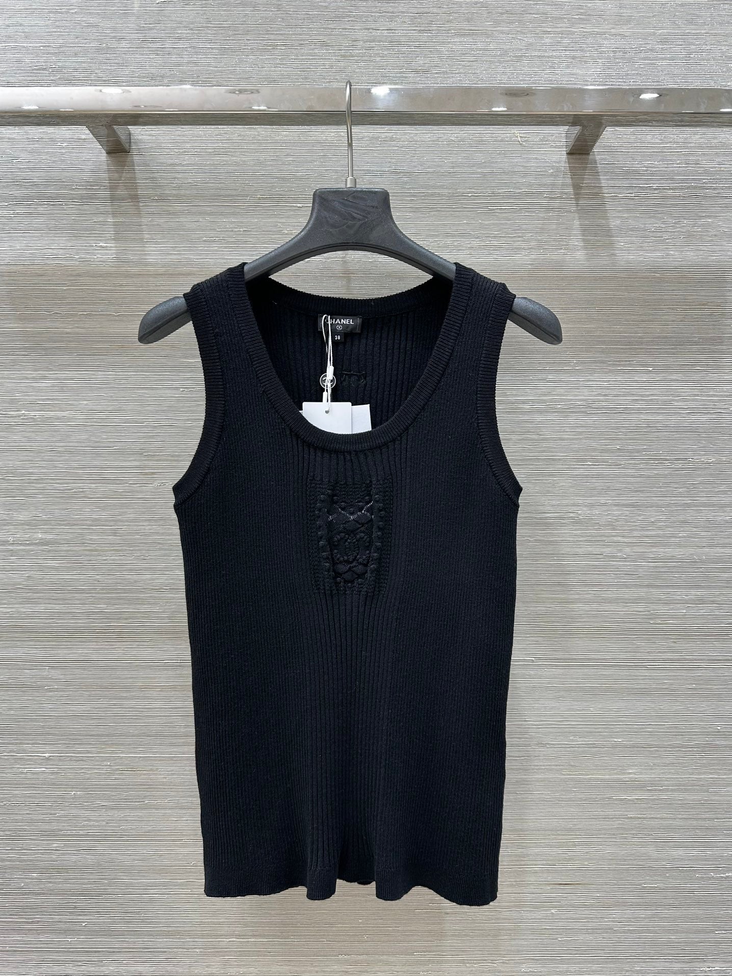 25 autumn and winter new product heart logo intarsia knitted vest