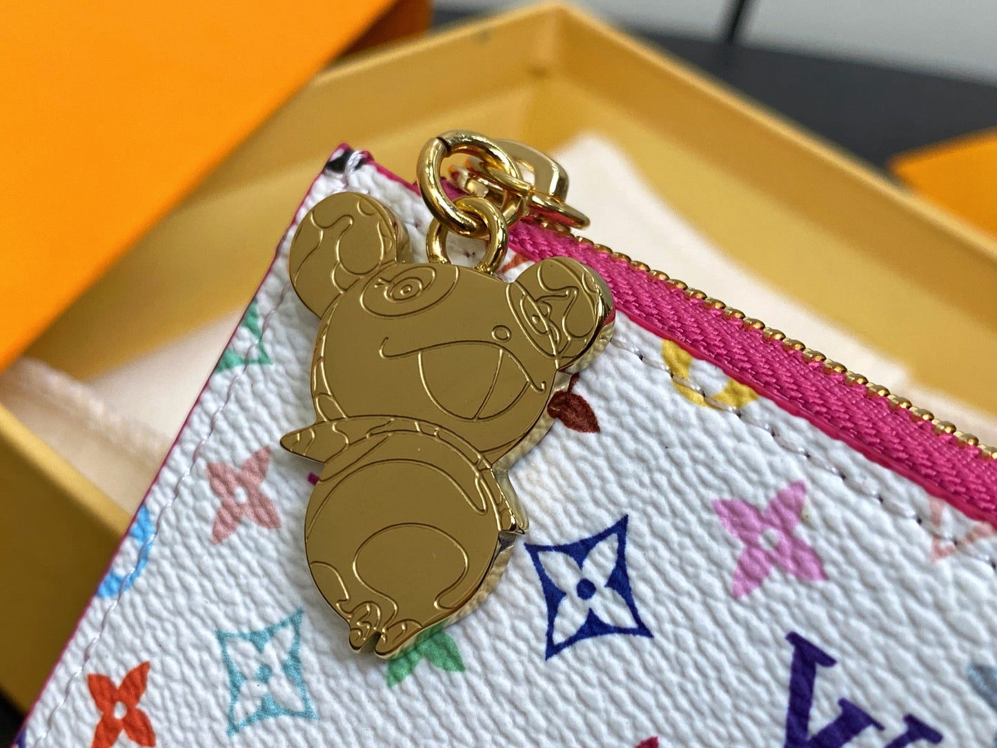 TM ROMY Wallet Pink Gold Leather 329909
