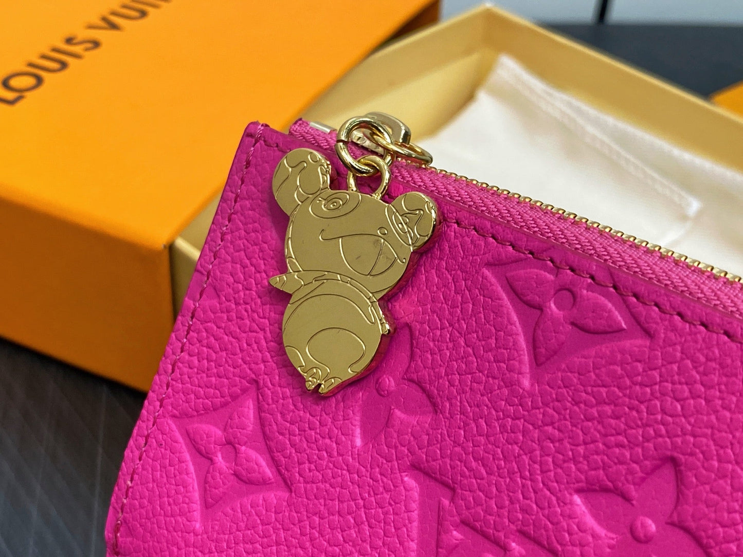 TM ROMY Wallet Pink Gold Leather 329909