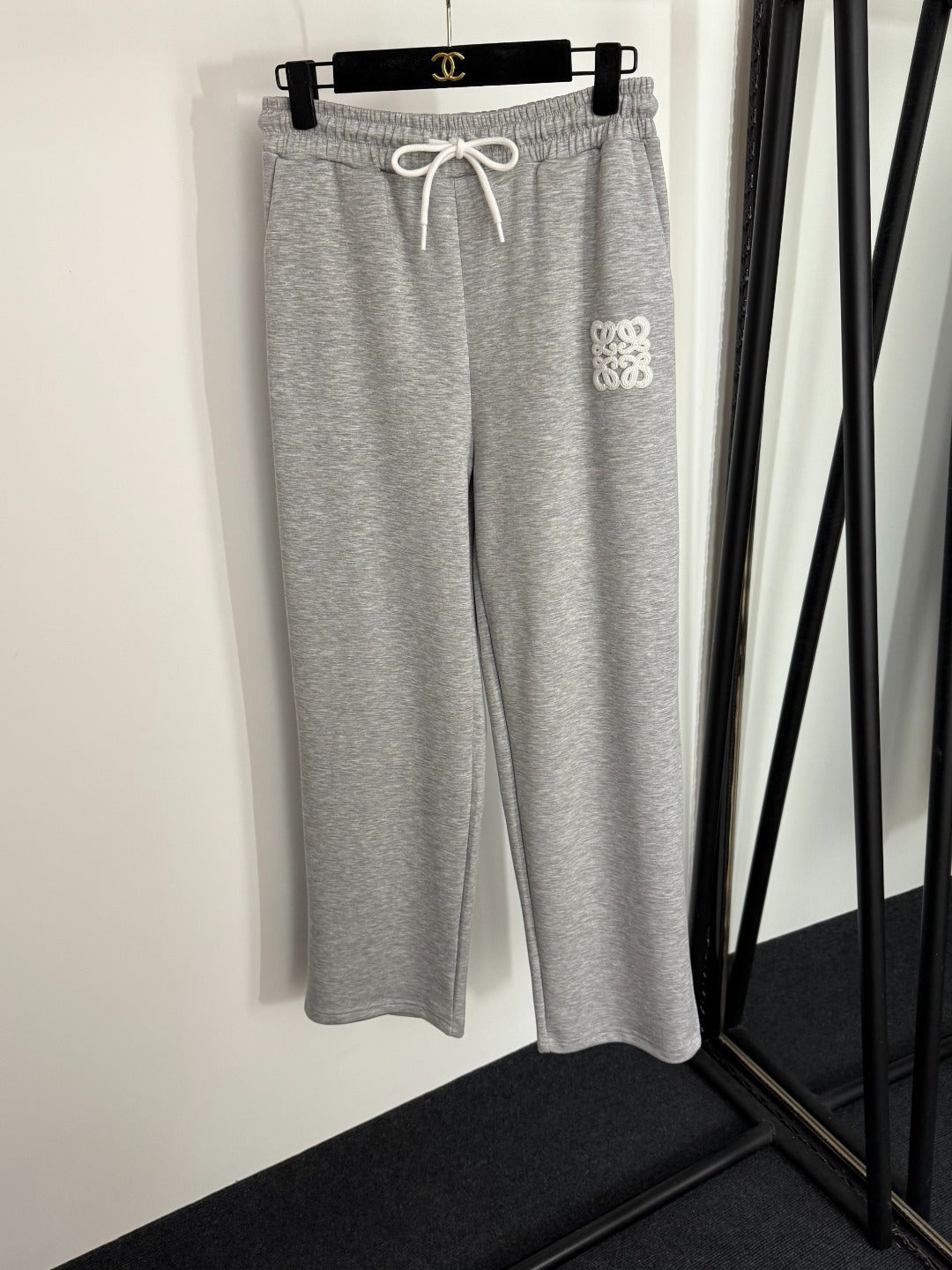 25 New Logo Embroidery Long Sleeve Pullover Sweatshirt + Casual Long Pants Sports Suit