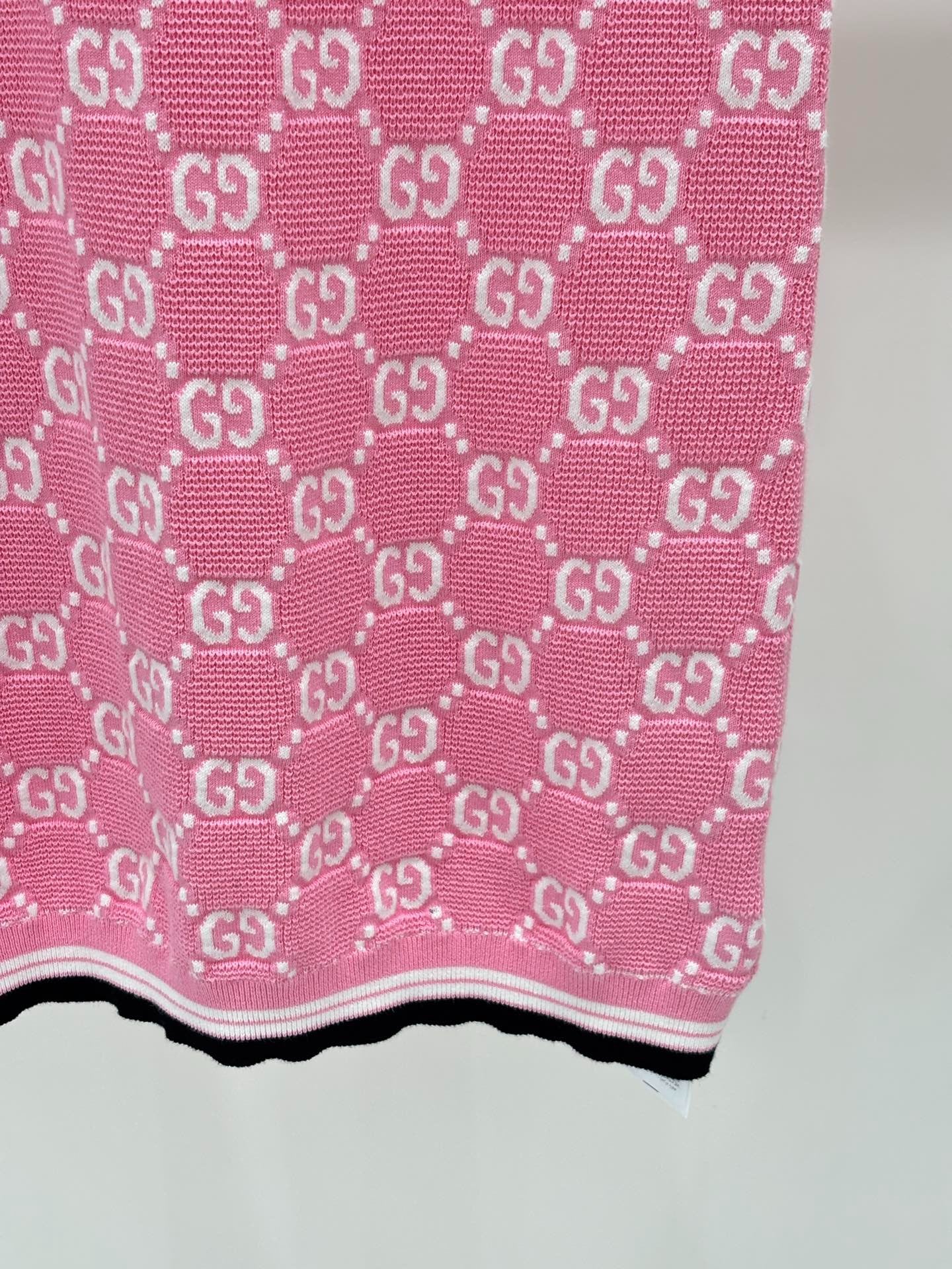 G 25 Appliquéd full print casual knit dress