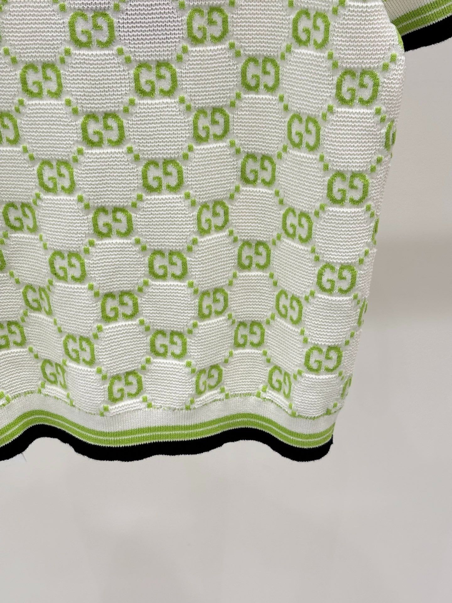 G 25 Early Spring New Appliquéd All-over Print Casual Knit Short Sleeve