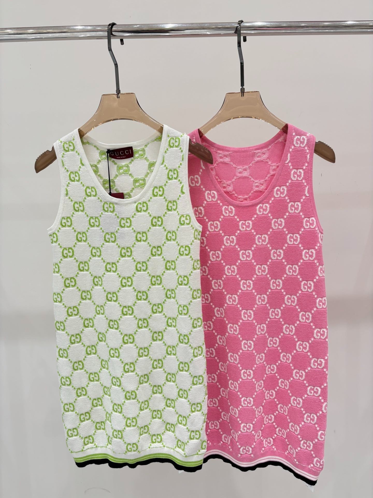 G 25 Appliquéd full print casual knit dress