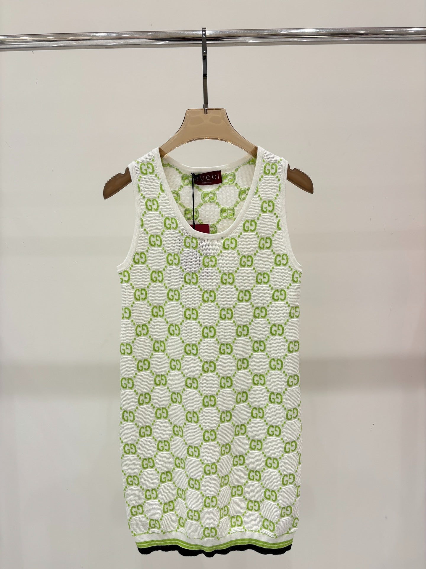 G 25 Appliquéd full print casual knit dress