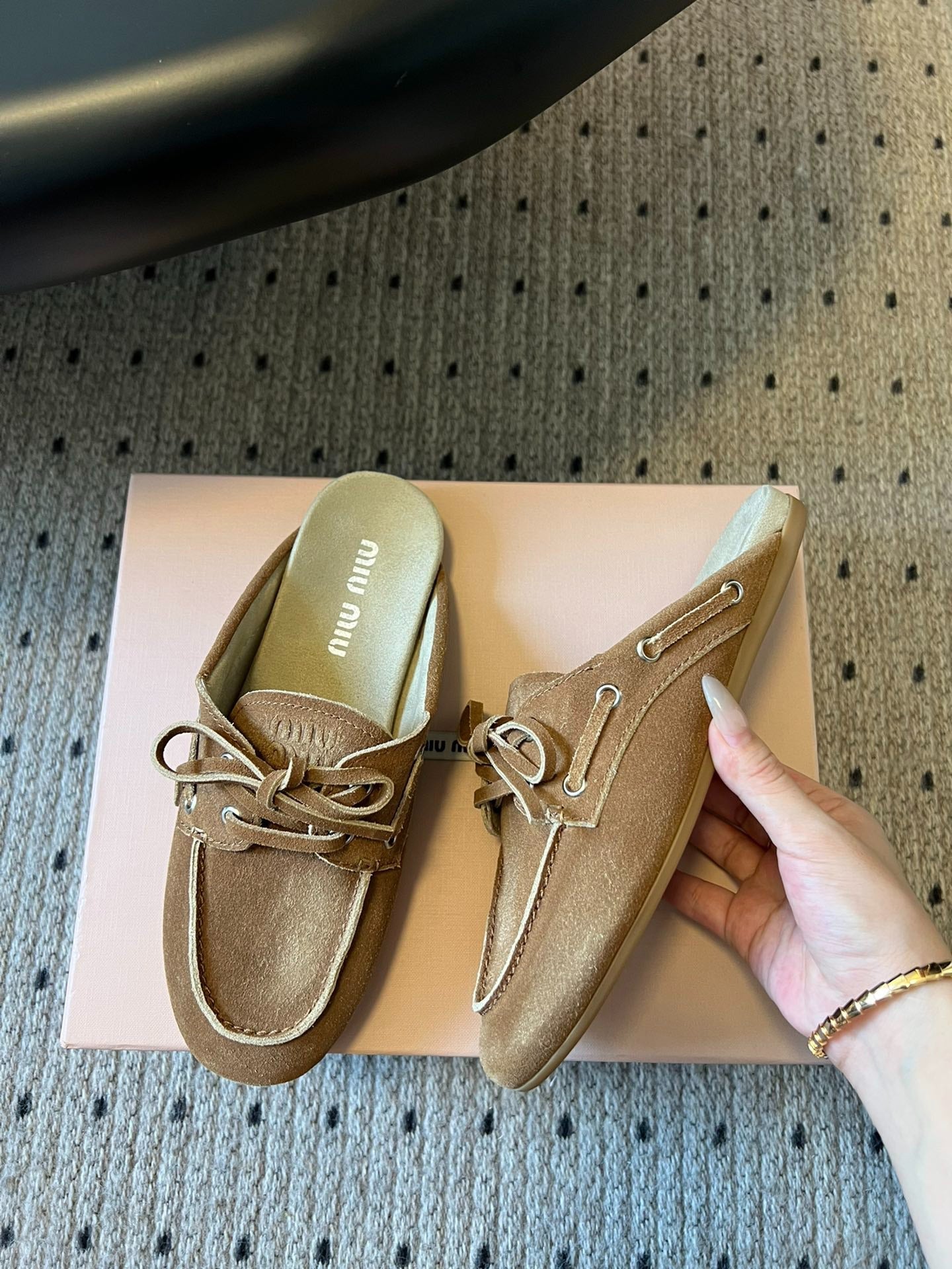 M 25ss soft sole British style thick sole loafers