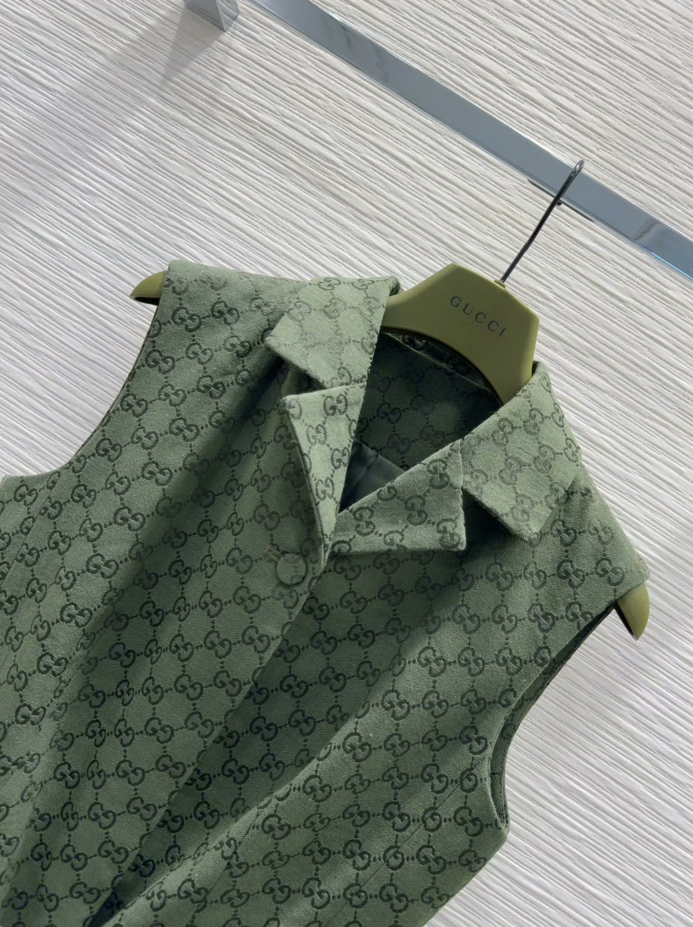 25 new letter jacquard belt lapel vest jacket suit