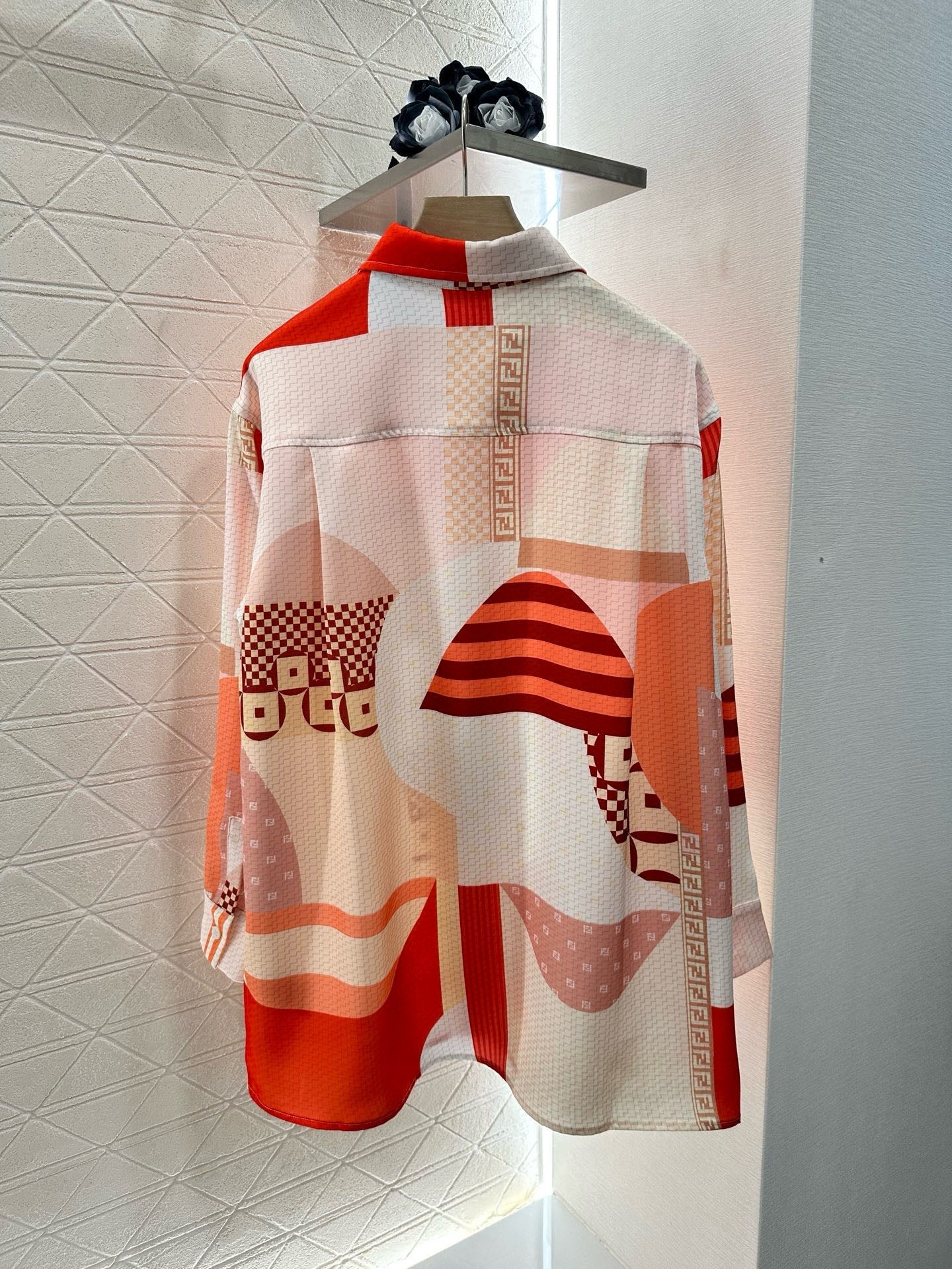 2025 new products are on sale Printed shirt and trousers set