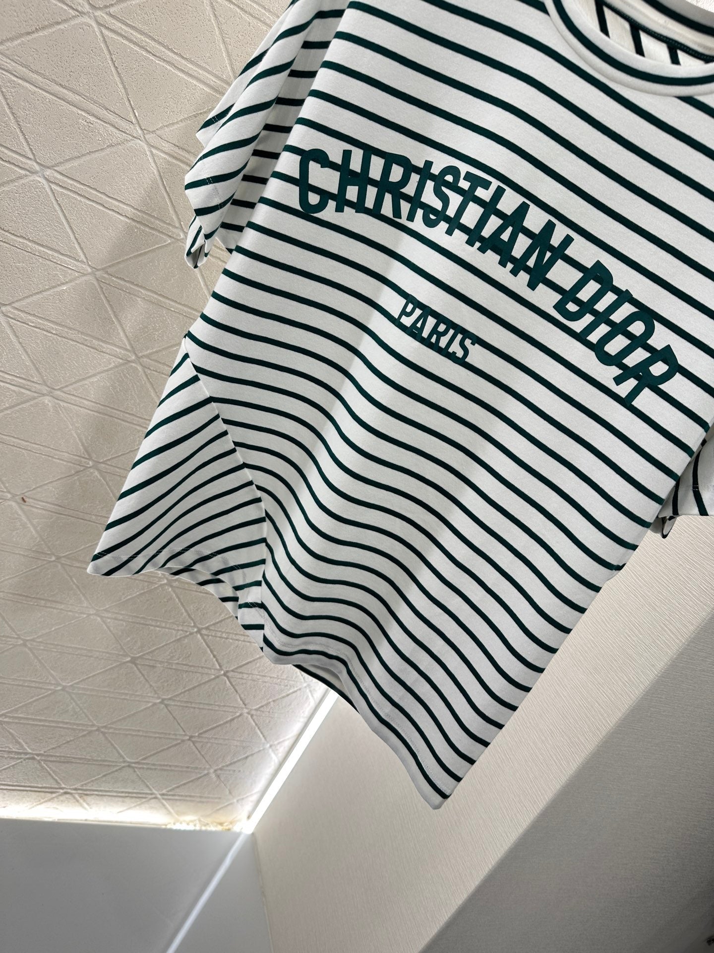 2025 new product Round neck striped short sleeves