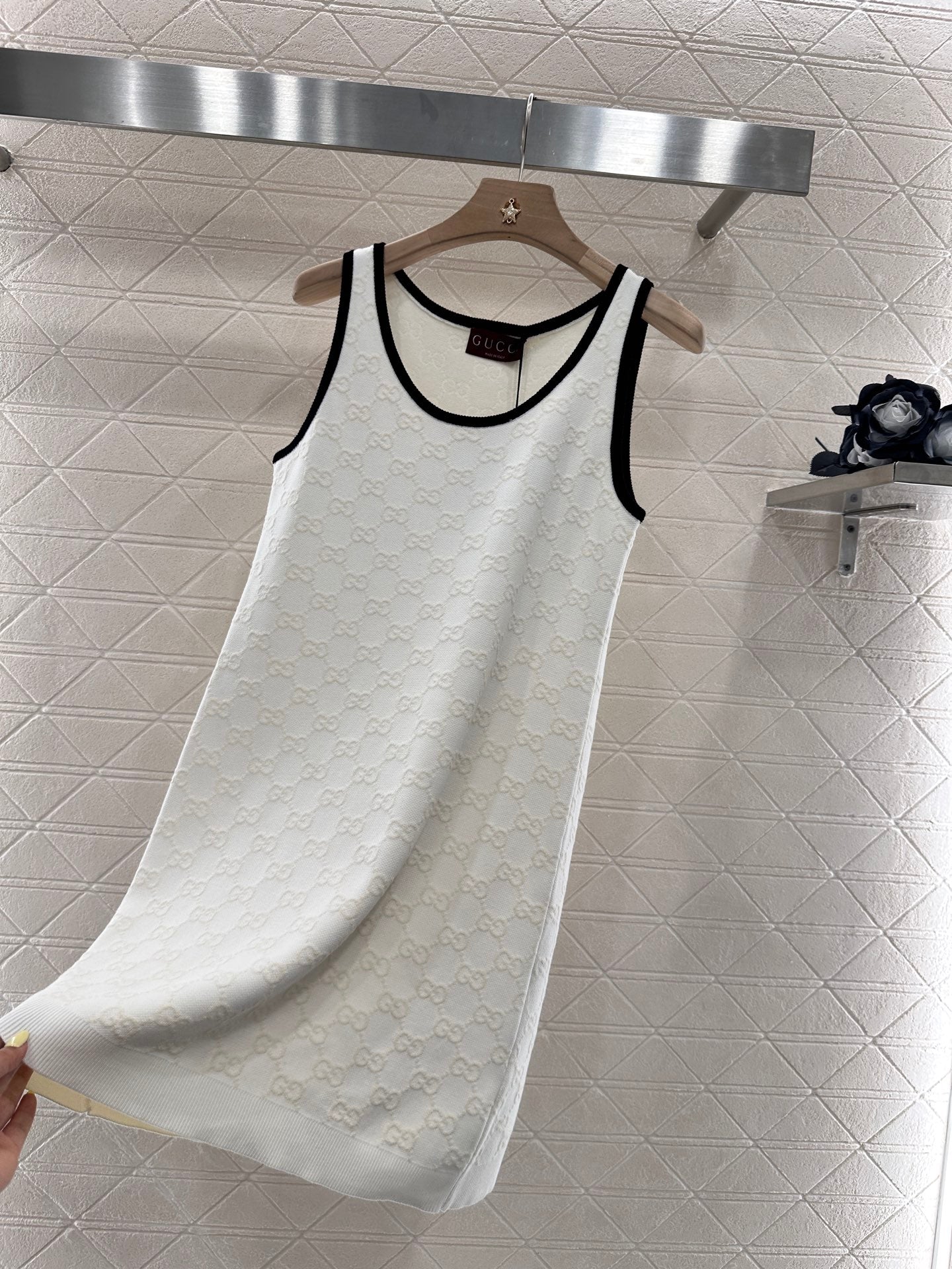 2025 new product Knitted vest dress