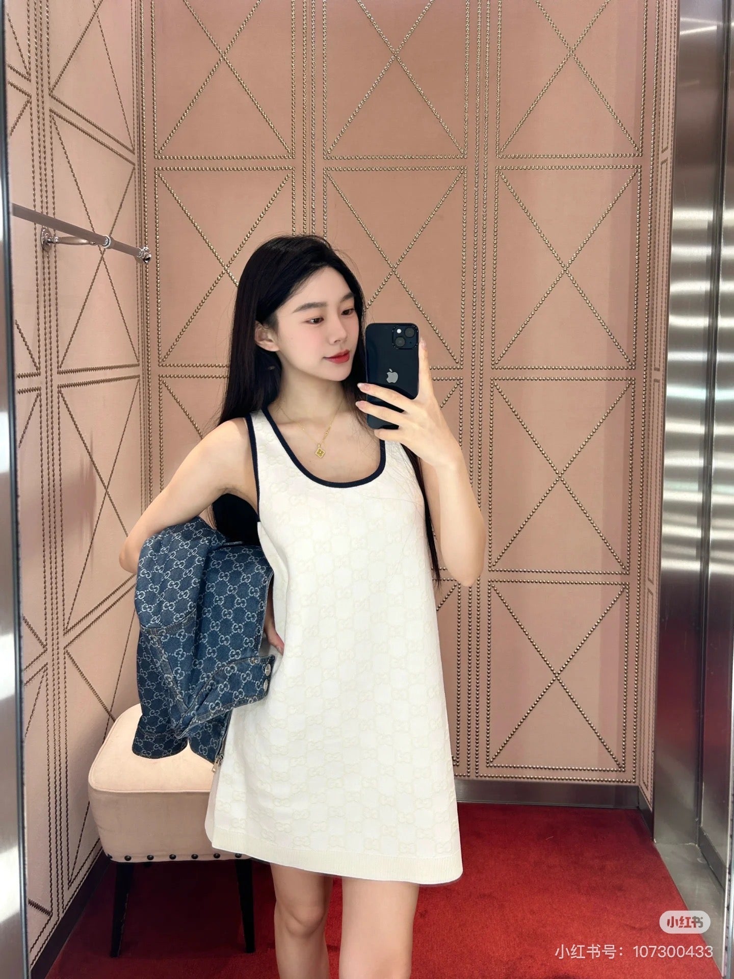 2025 new product Knitted vest dress