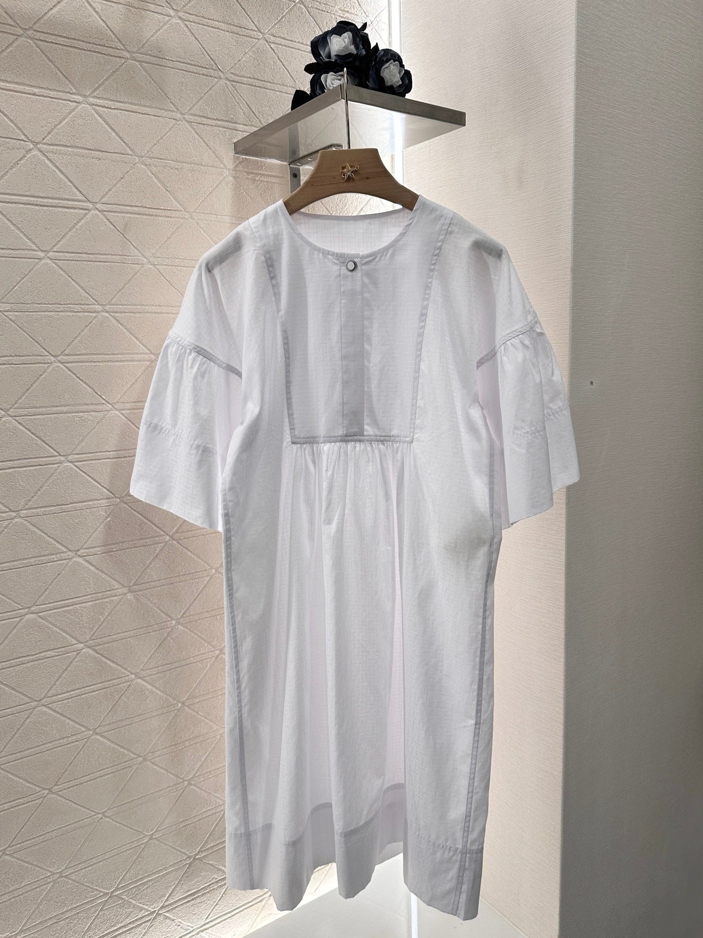 2025 new product Wide sleeve dress