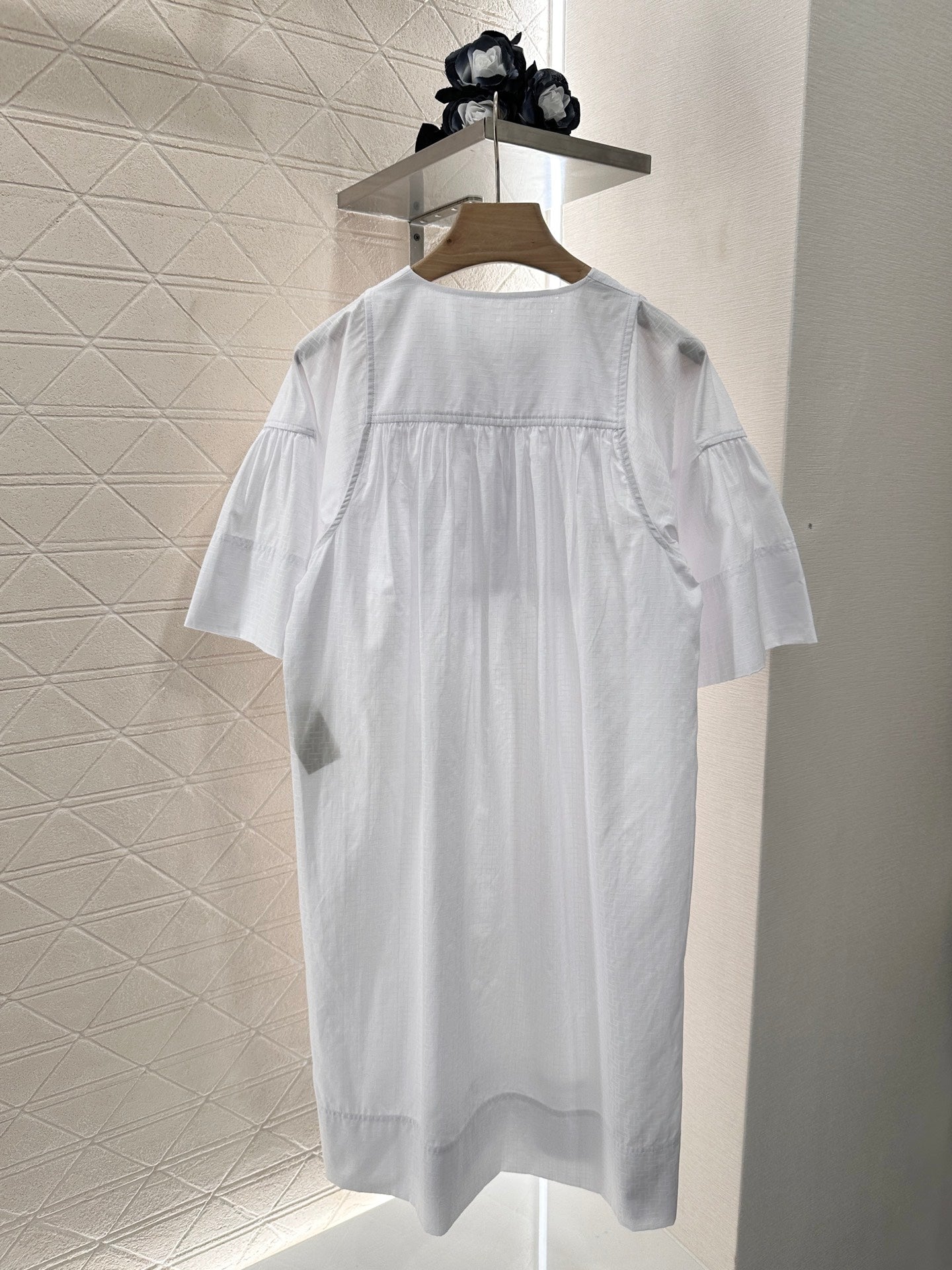 2025 new product Wide sleeve dress