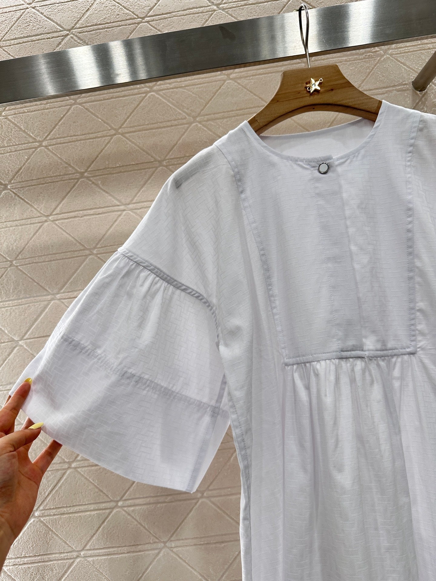 2025 new product Wide sleeve dress