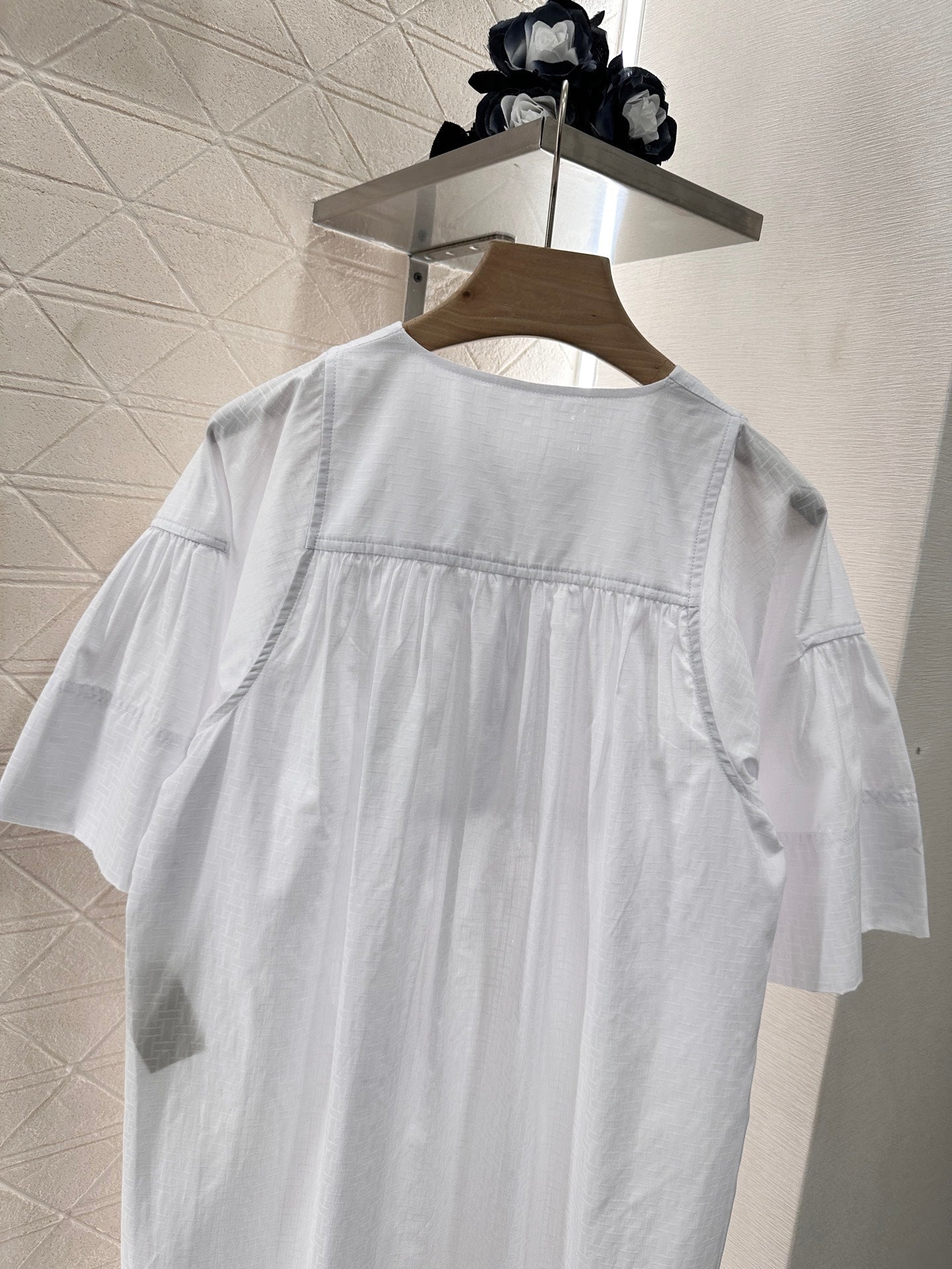 2025 new product Wide sleeve dress
