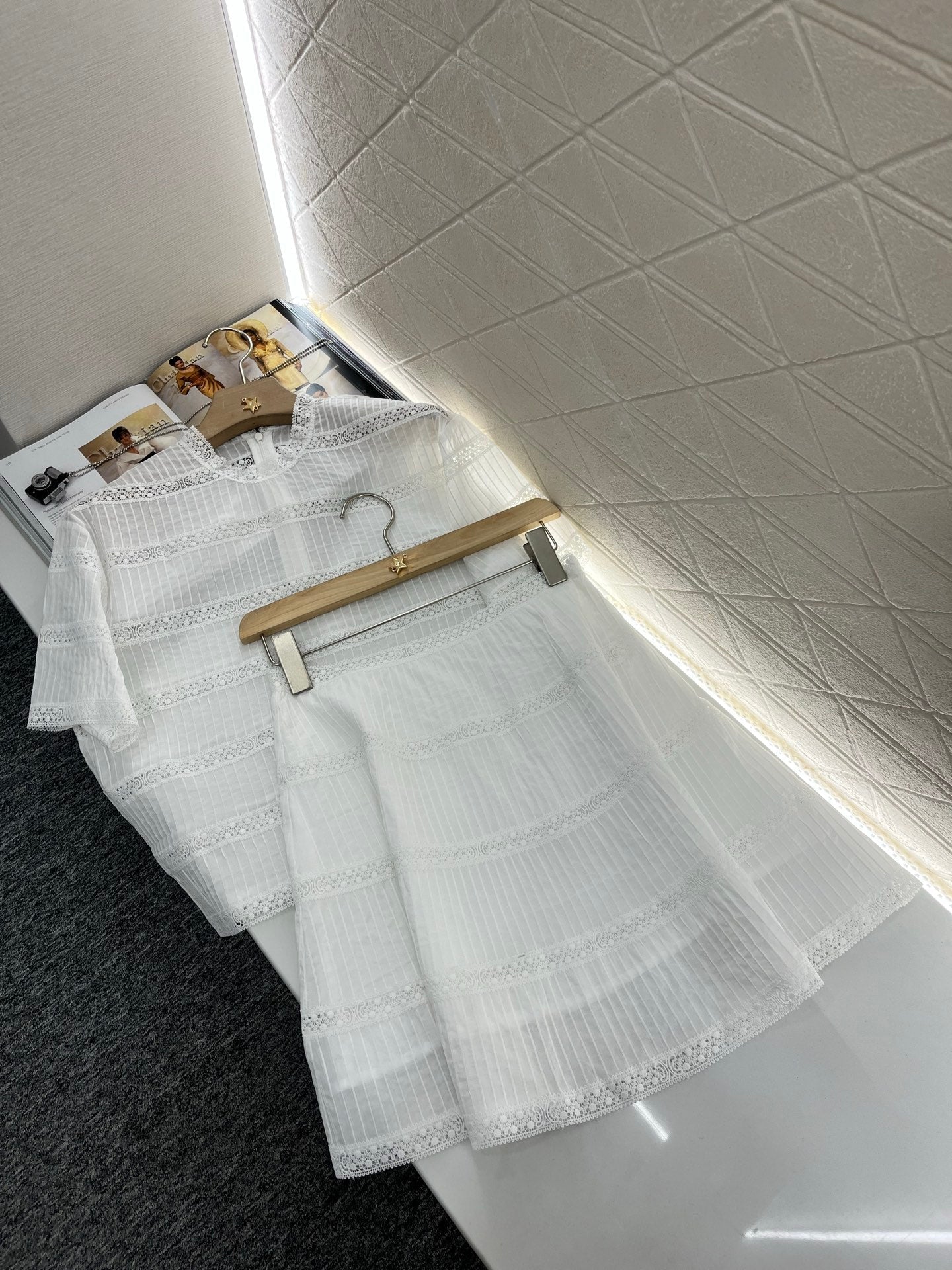 2025 new product Embroidered skirt suit