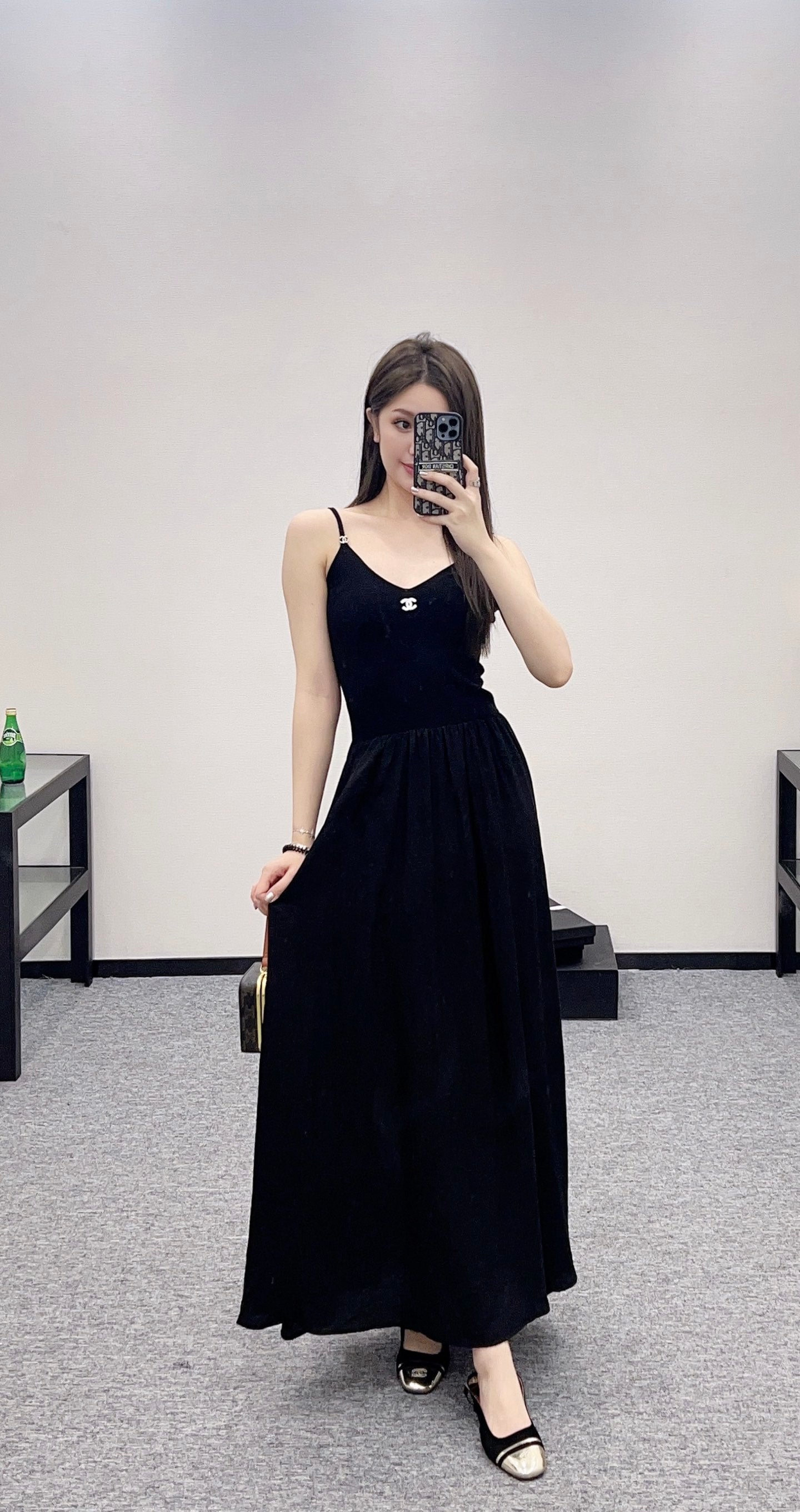 2025 new product Long suspender skirt