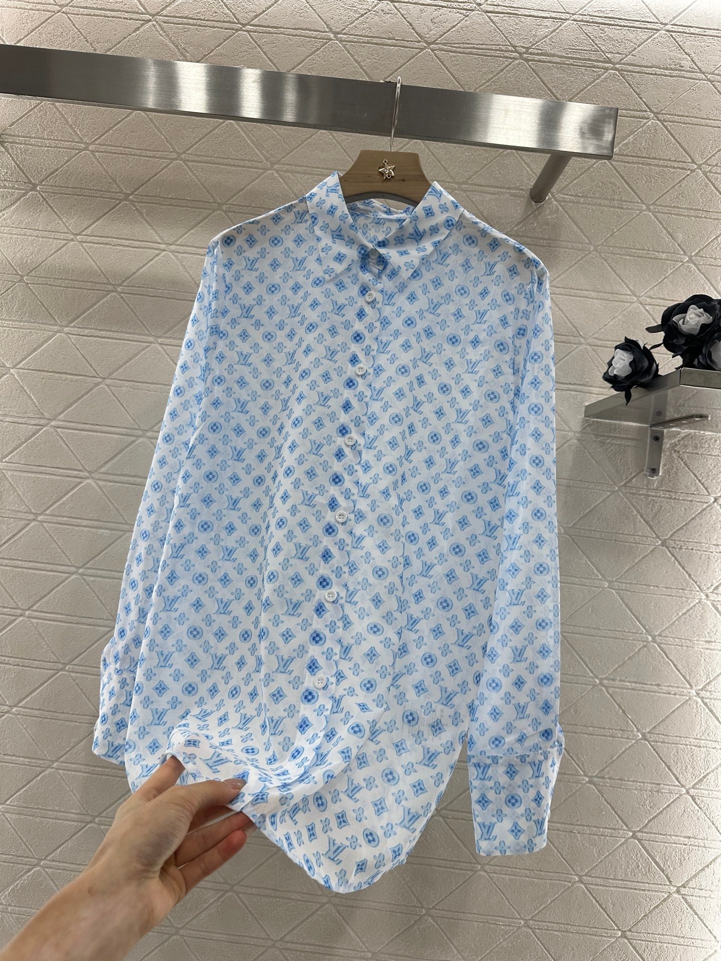 2025 new arrivals Printed silhouette shirt