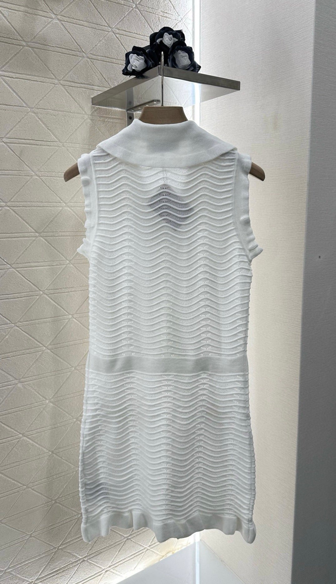 2025 new product Knitted vest dress
