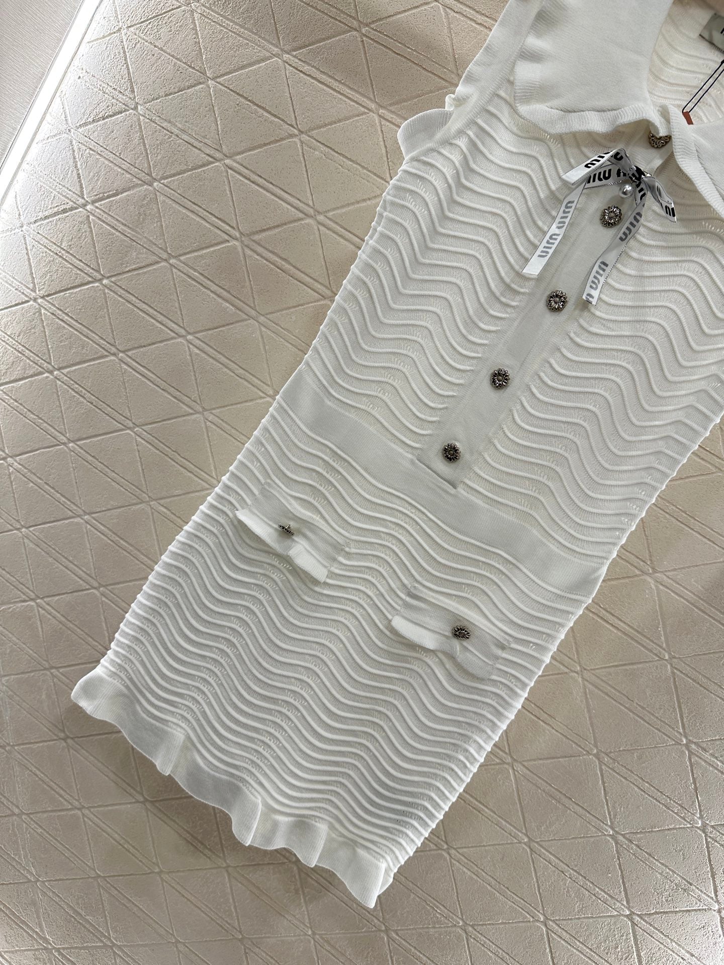 2025 new product Knitted vest dress