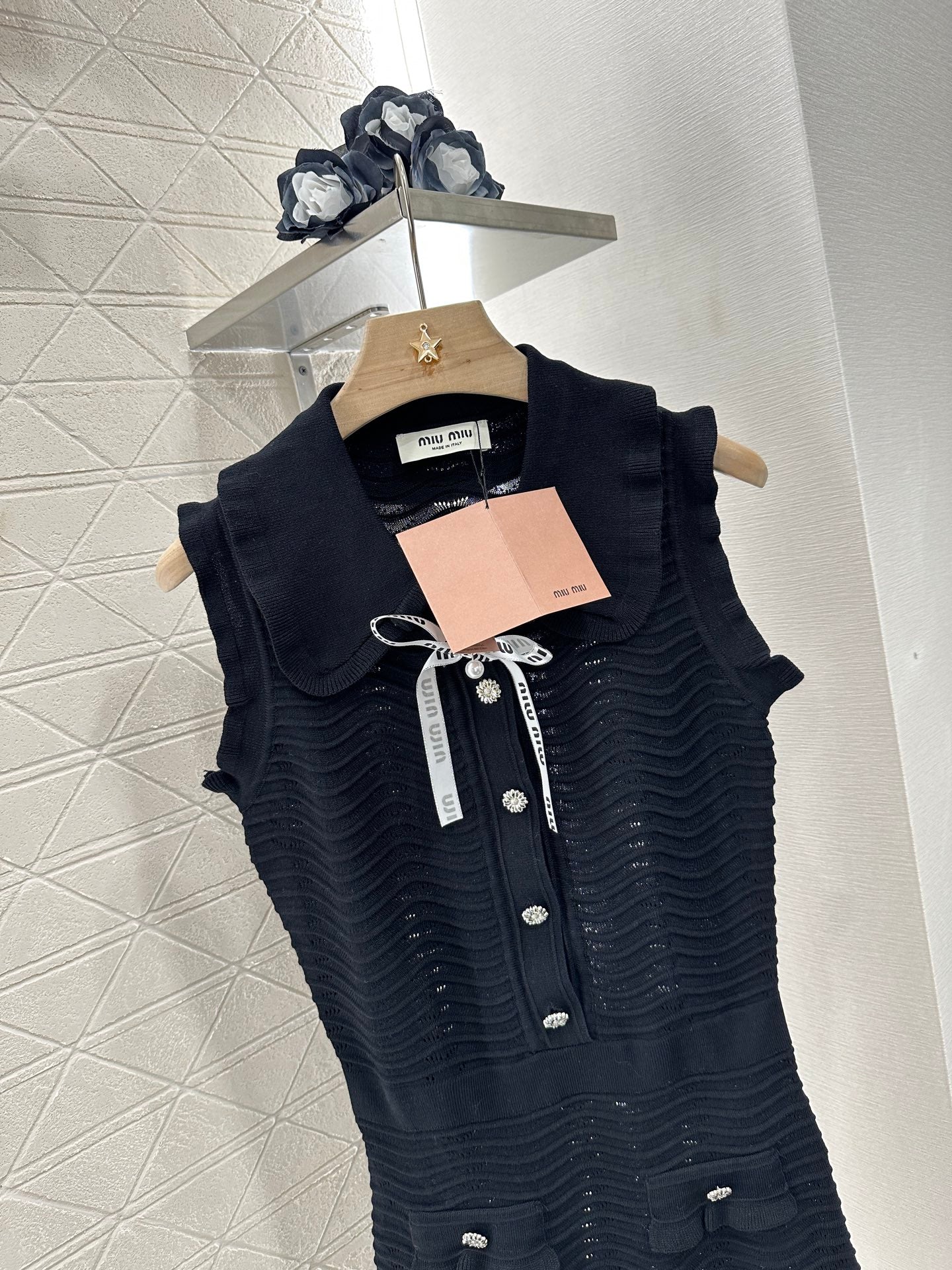 2025 new product Knitted vest dress