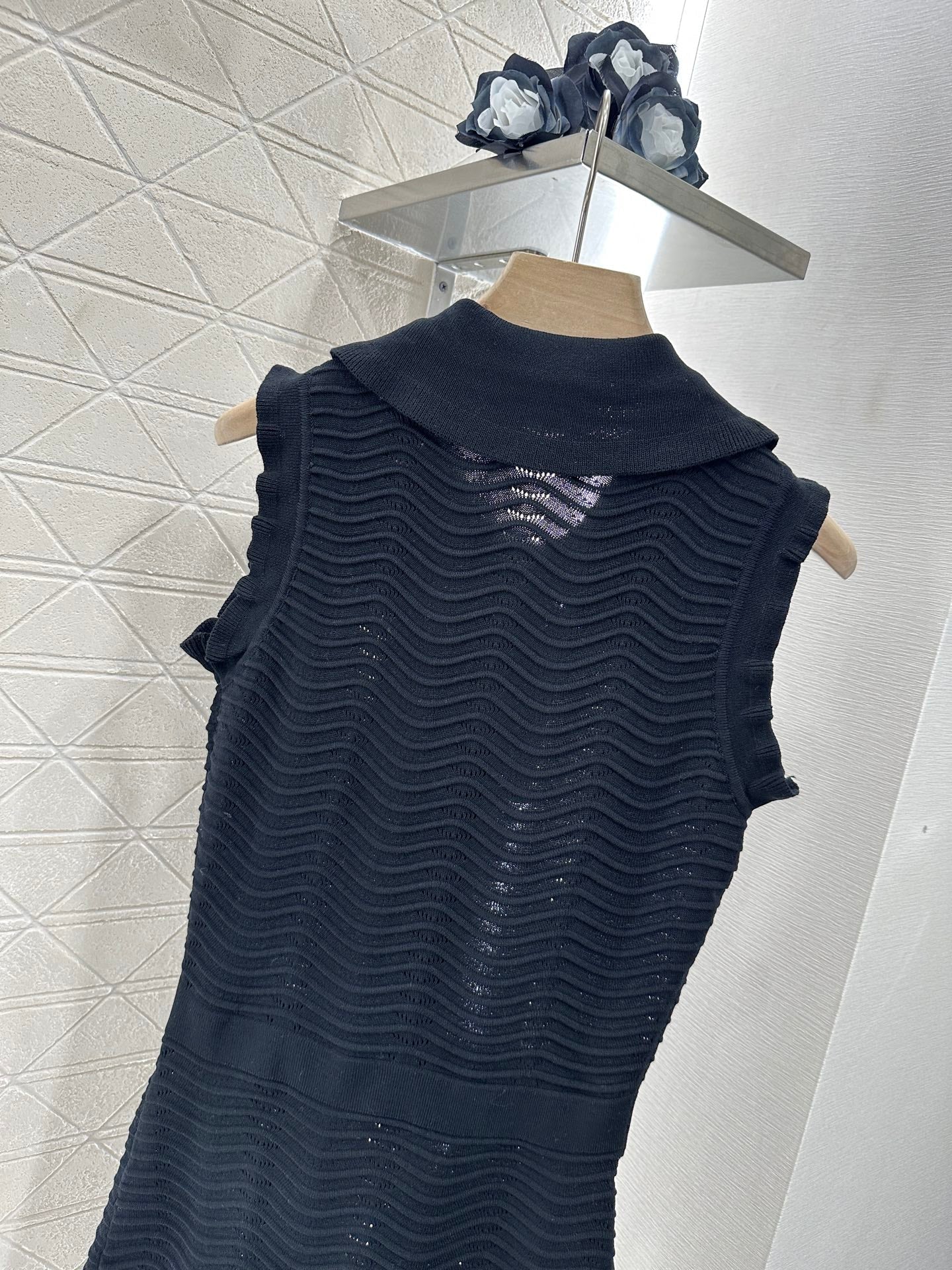 2025 new product Knitted vest dress