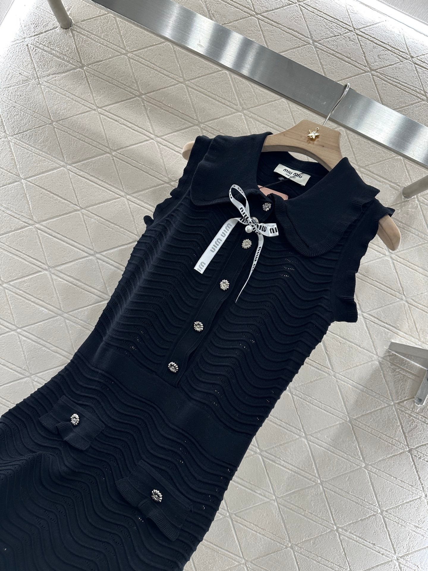 2025 new product Knitted vest dress