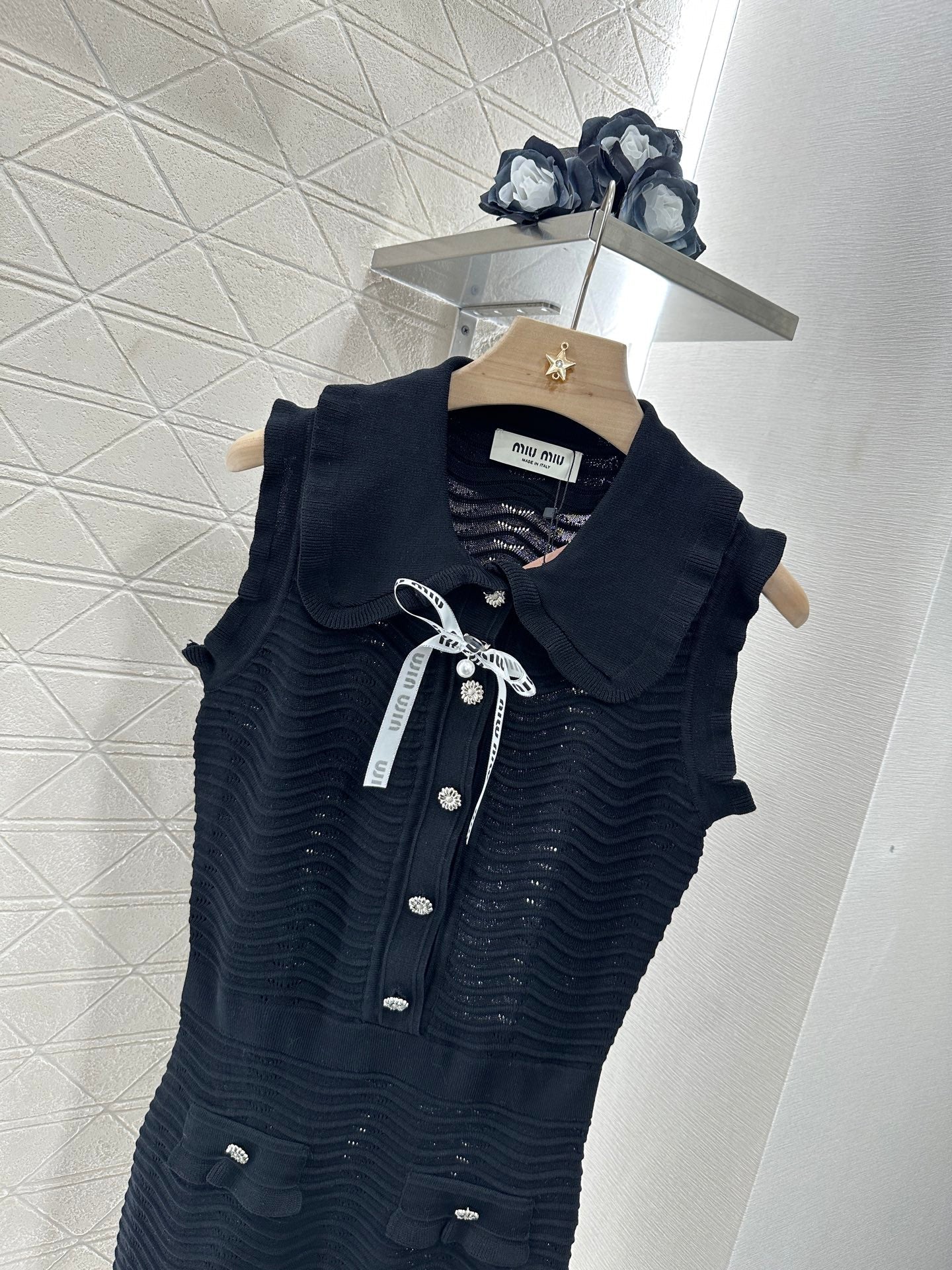 2025 new product Knitted vest dress