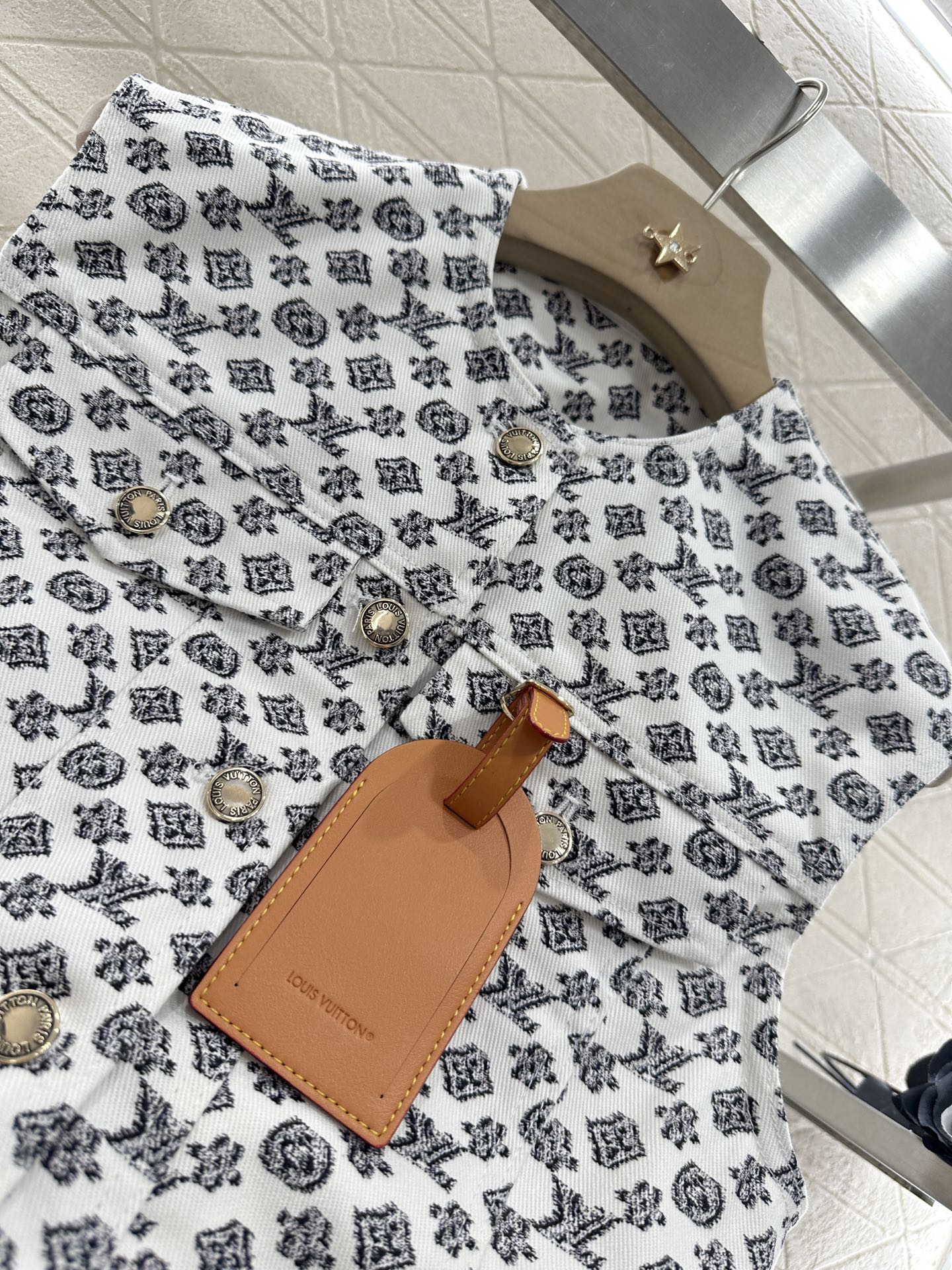 2025 new product Denim vest and short skirt set