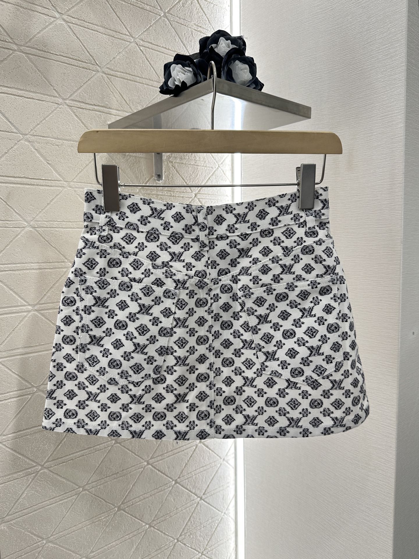 2025 new product Denim vest and short skirt set