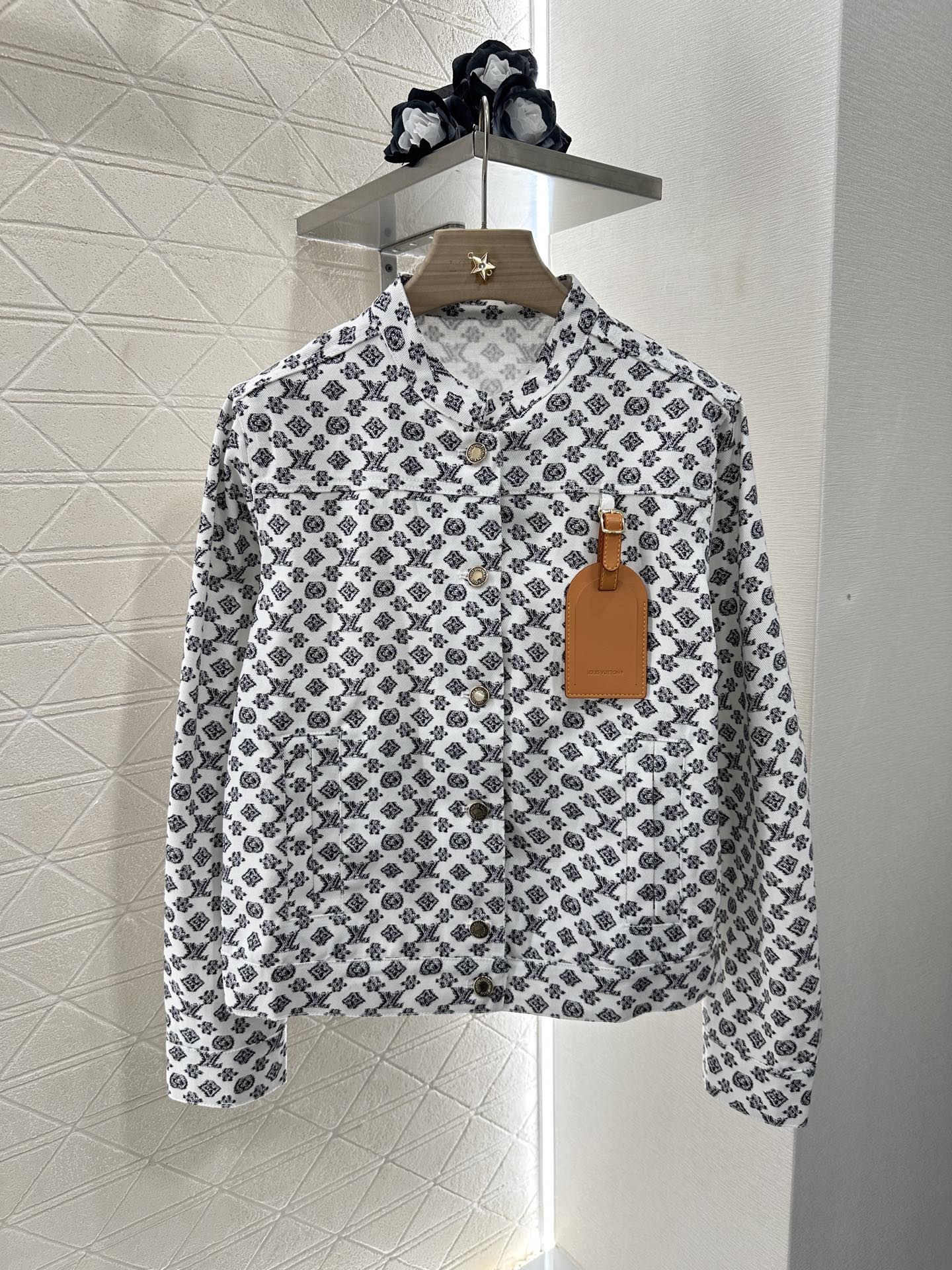 2025 new product Denim jacket and shorts set