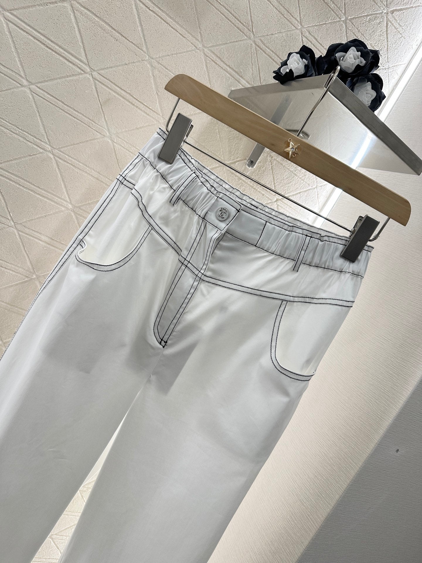 C 2025 new products High waist trousers
