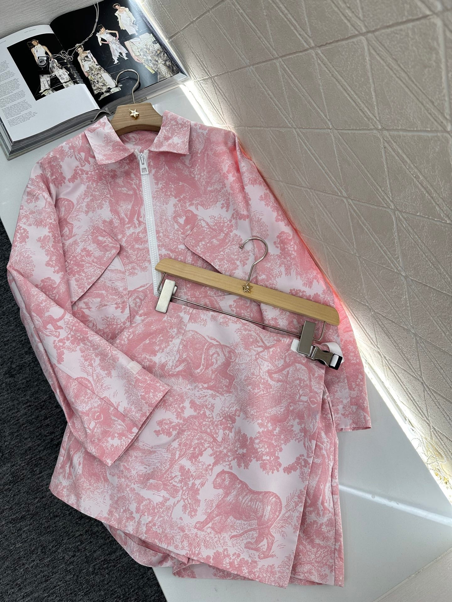 2025 new products Short skirt jacket set