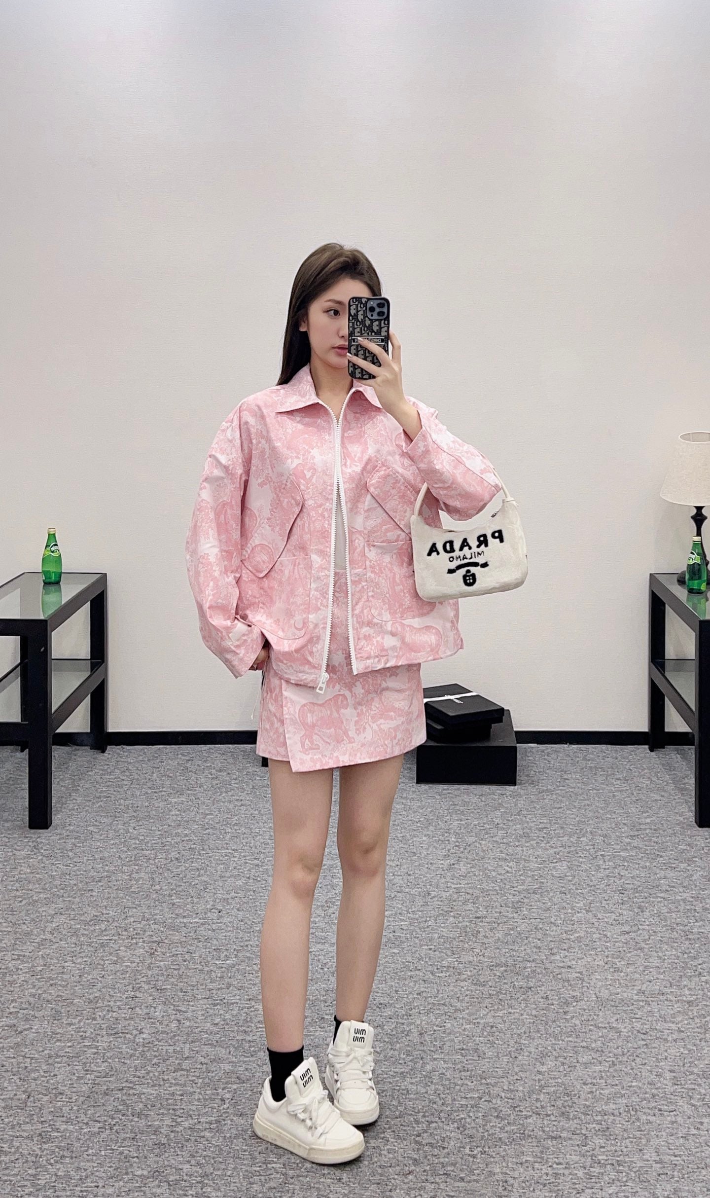 2025 new products Short skirt jacket set