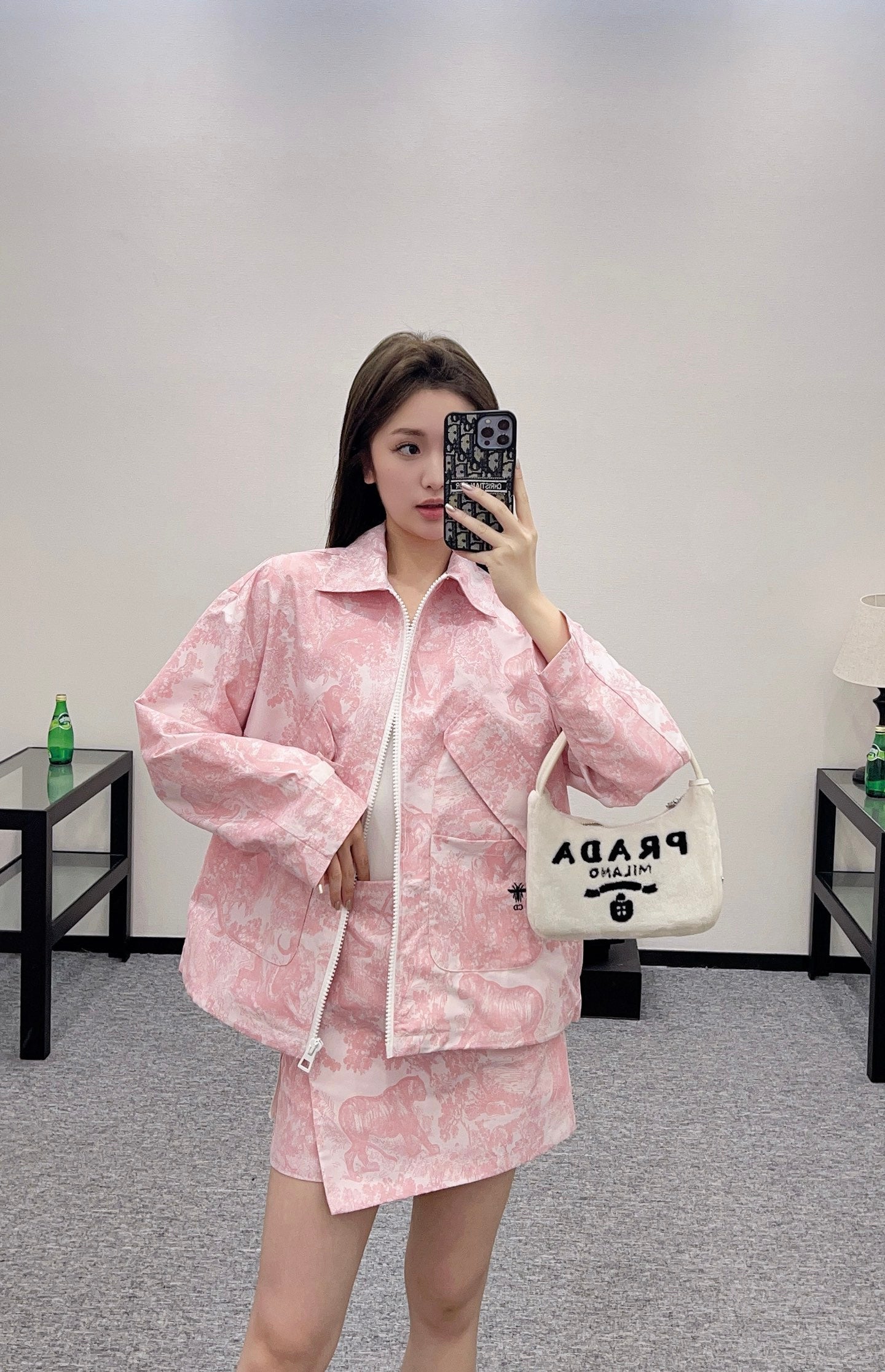2025 new products Short skirt jacket set