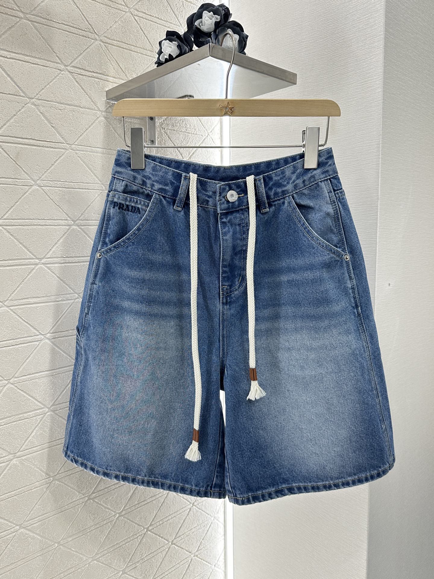 P*♥2025 new products Denim shorts