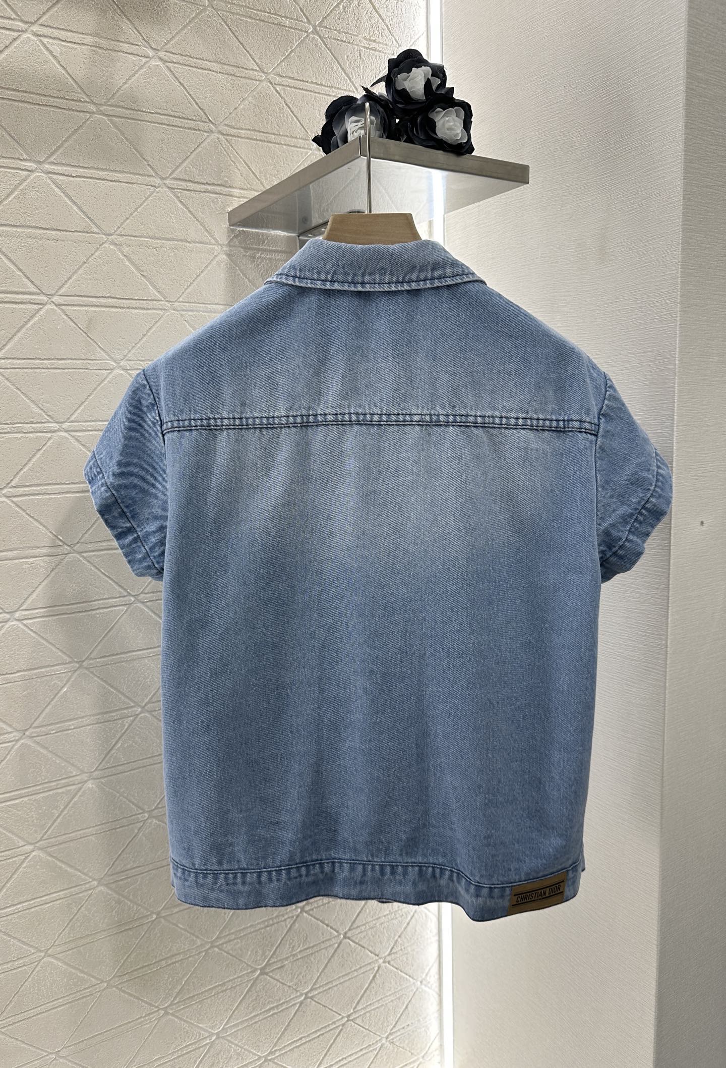 2025 new product Denim jacket and shorts set