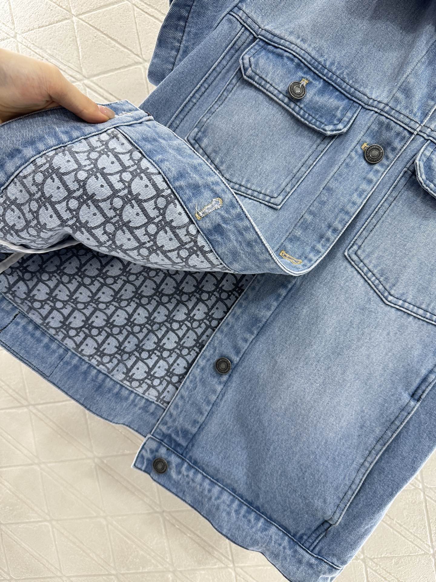2025 new product Denim jacket and shorts set