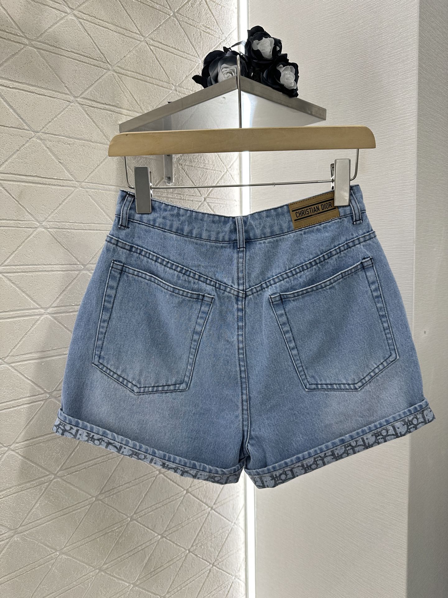 2025 new product Denim jacket and shorts set