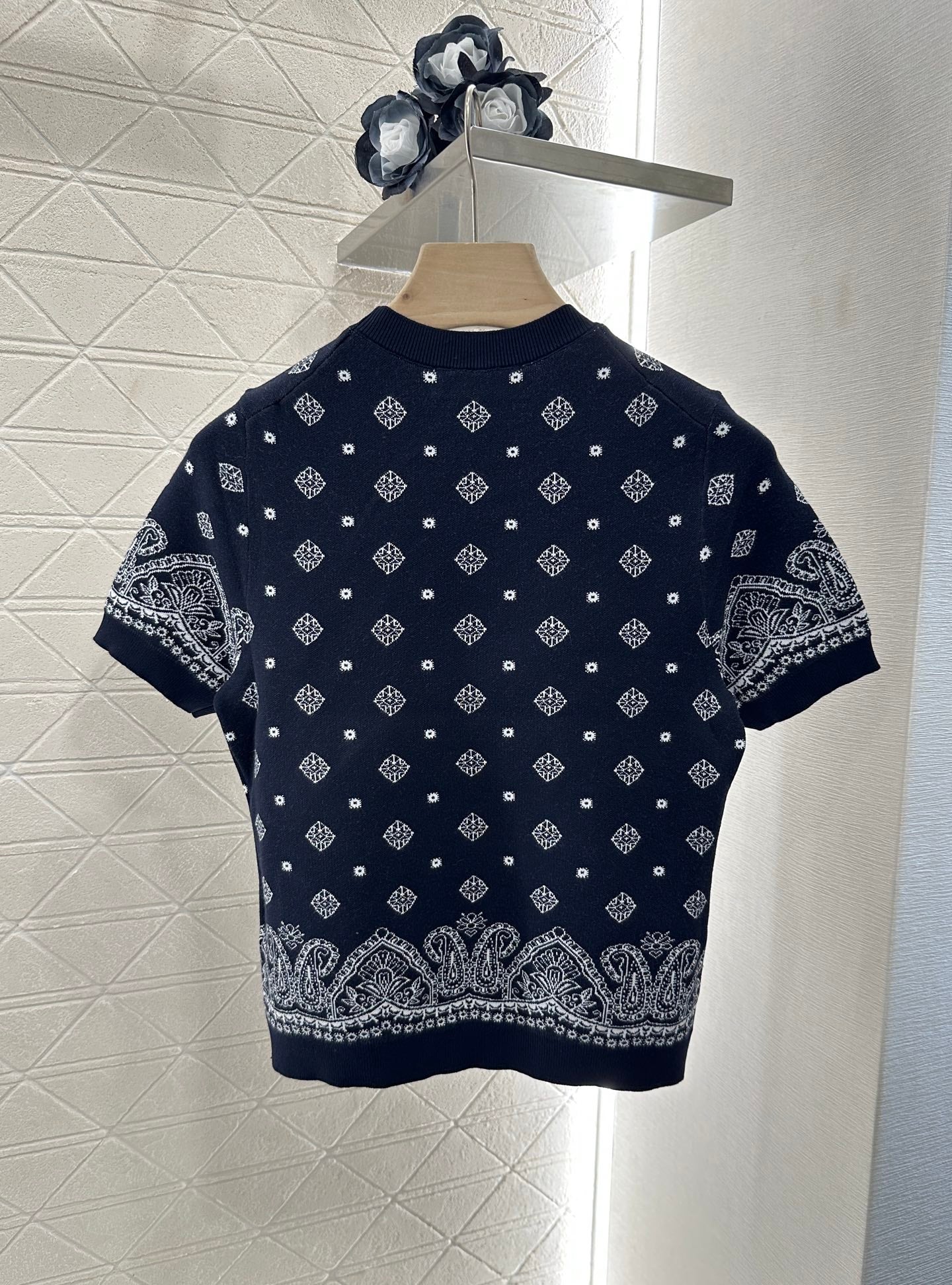2025 new product Short-sleeved skirt suit
