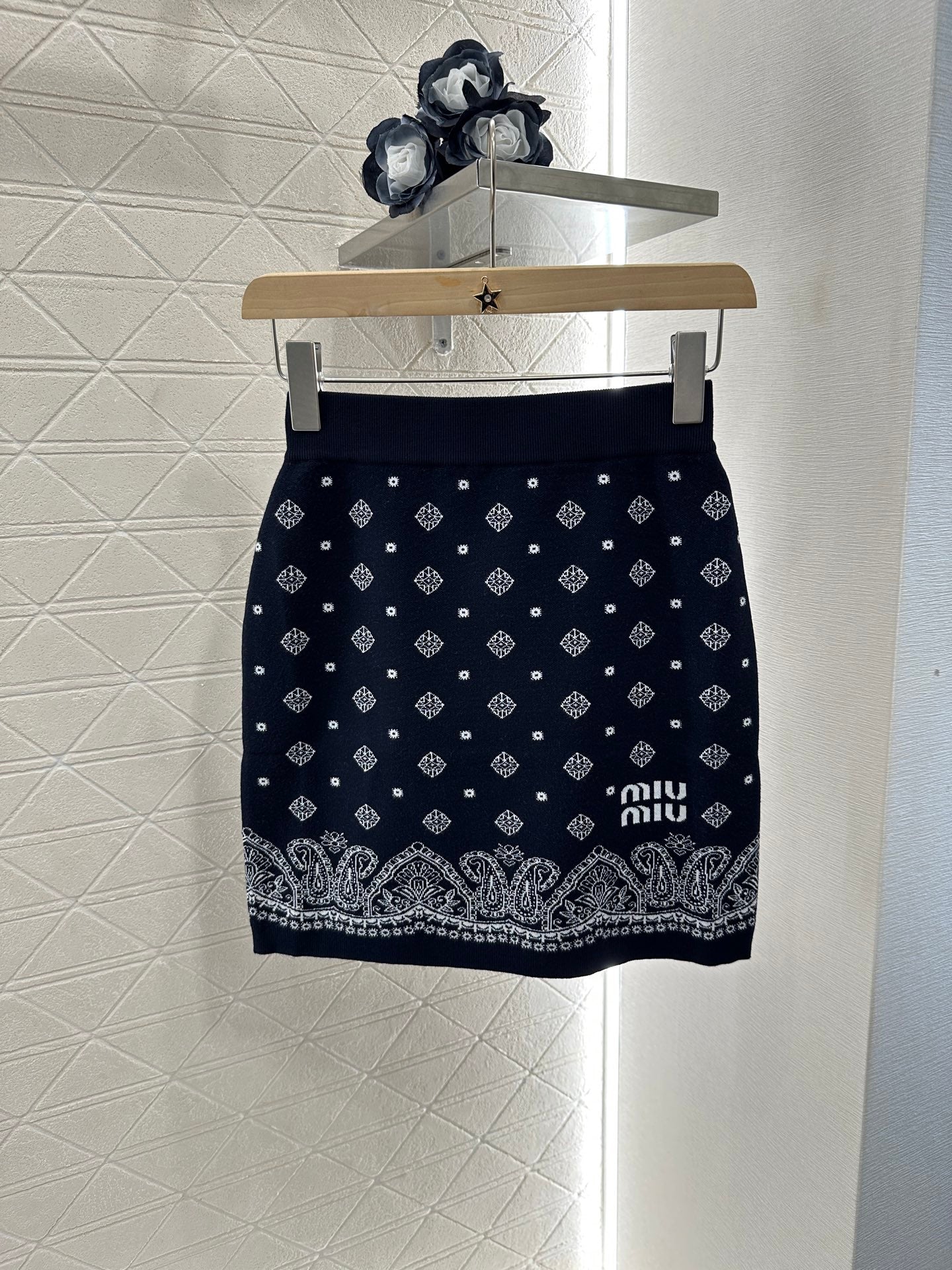 2025 new product Short-sleeved skirt suit