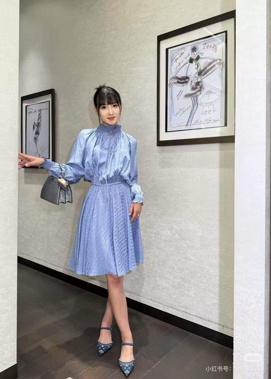 25ss jacquard dress