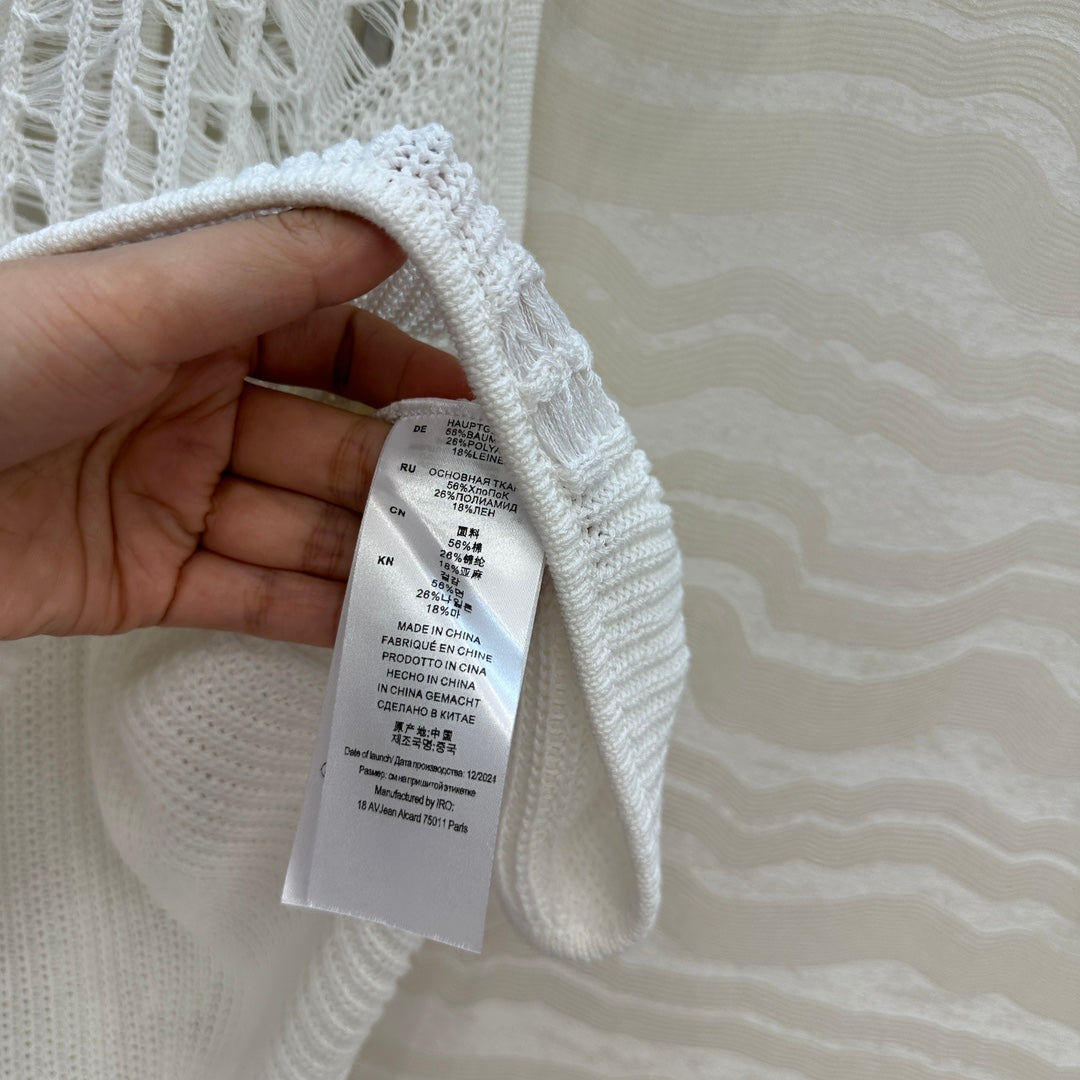 25ss hollow knit vest