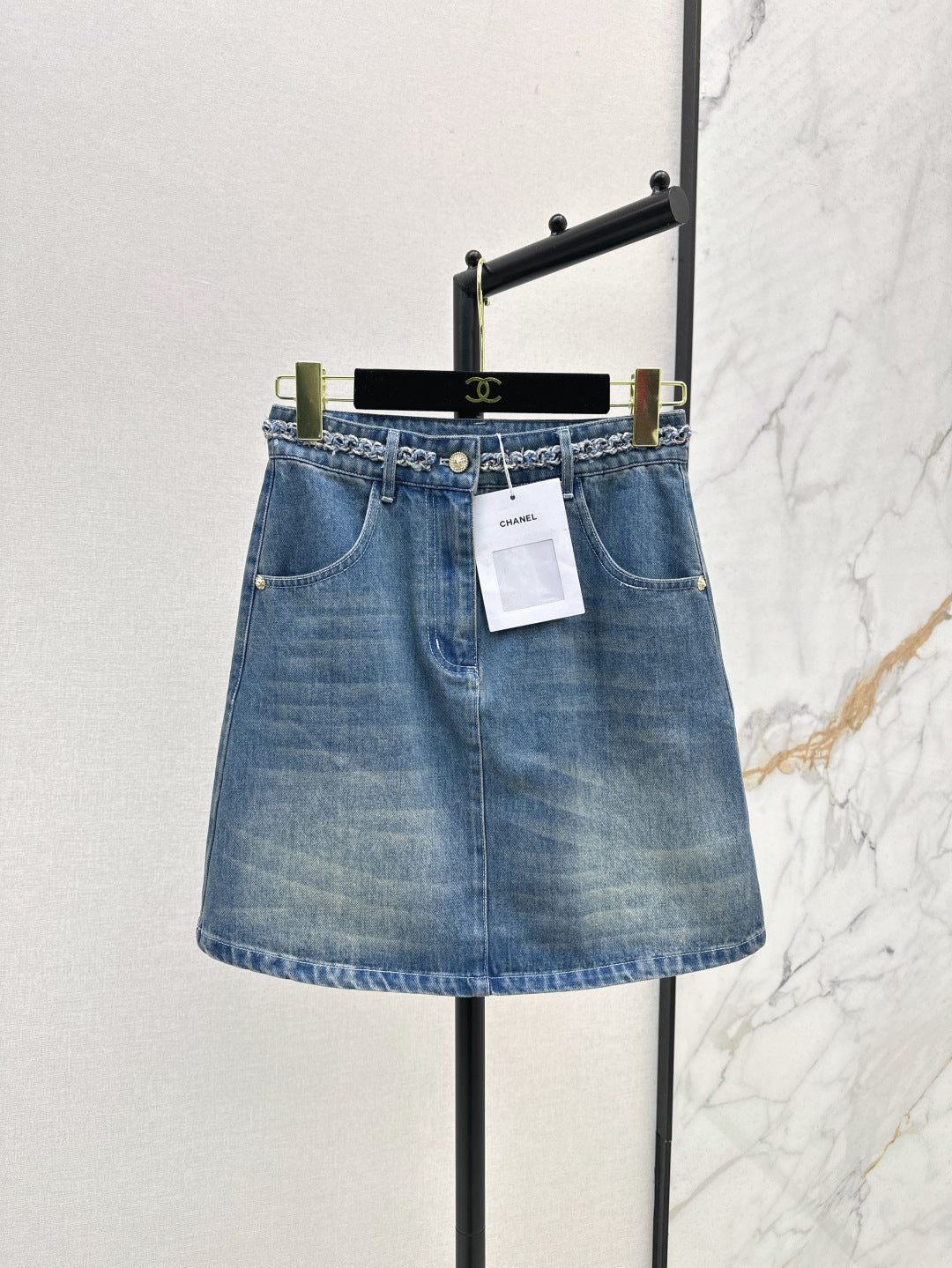 25ss denim skirt
