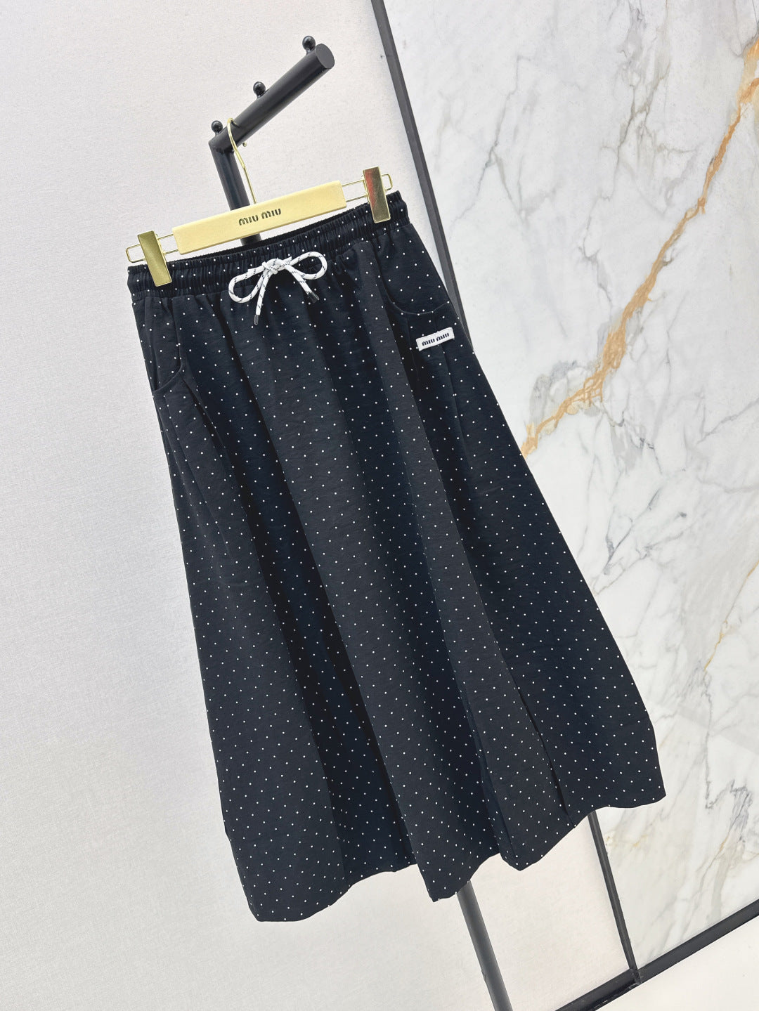 25ss drawstring skirt