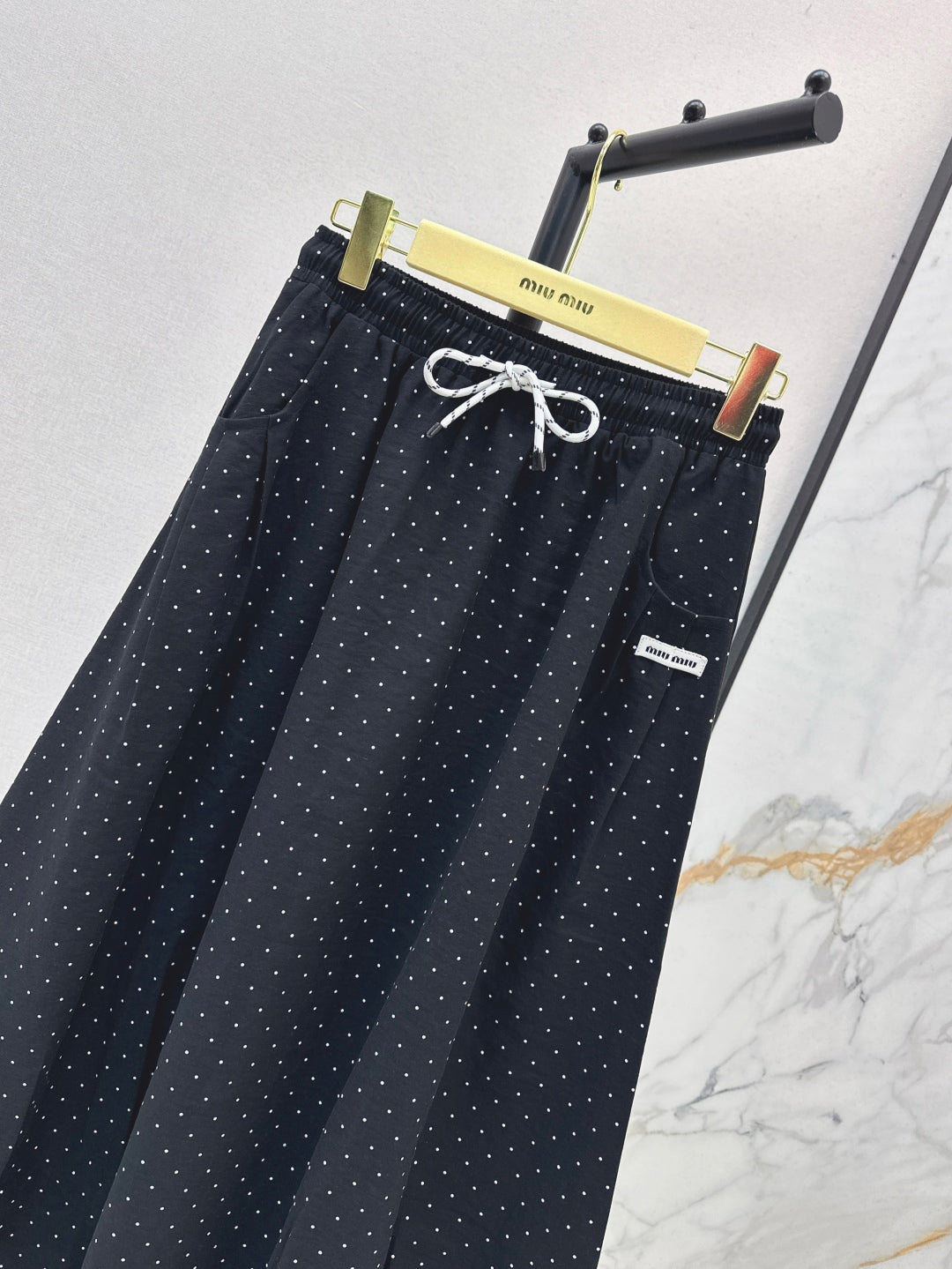 25ss drawstring skirt
