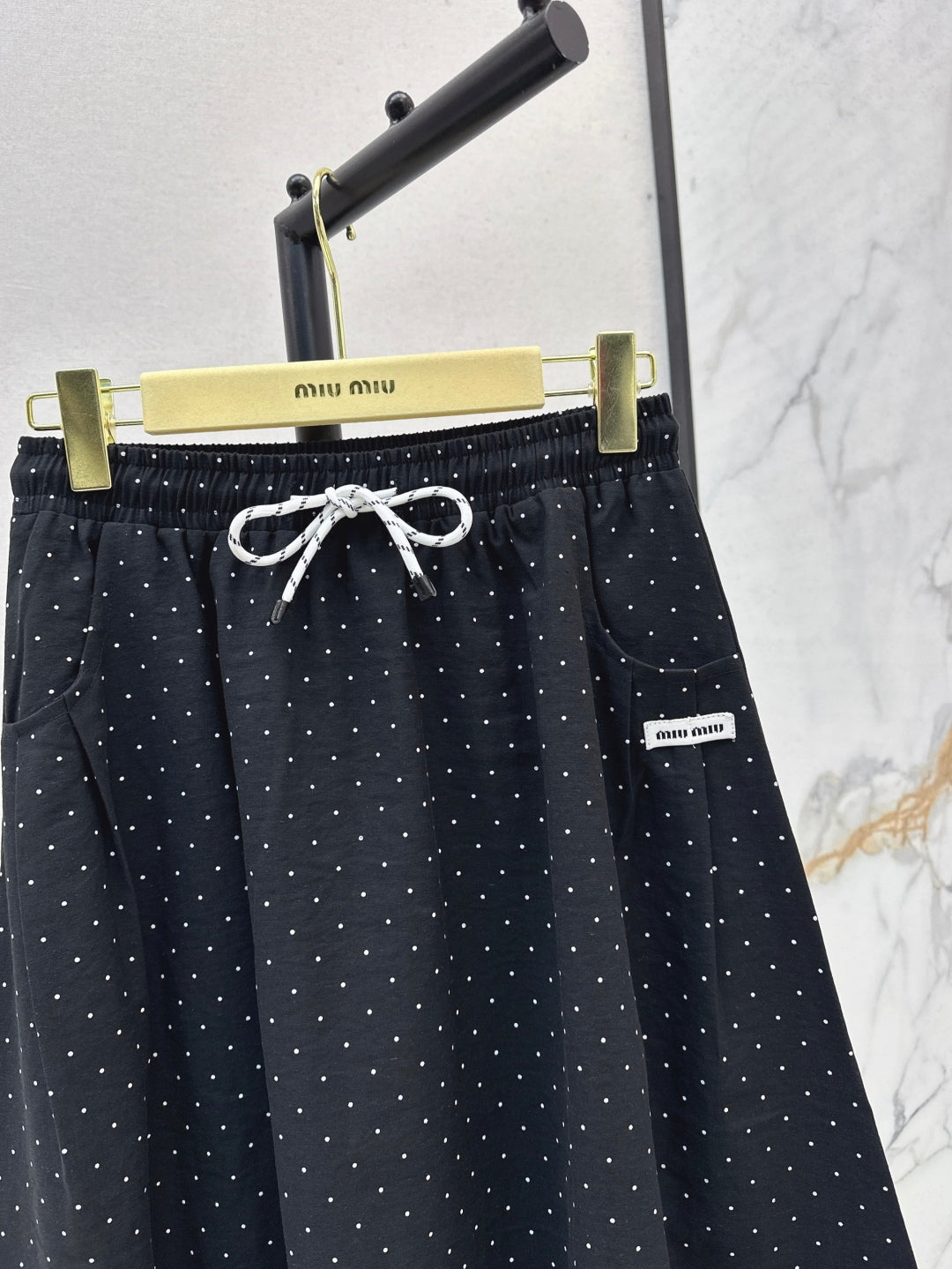 25ss drawstring skirt