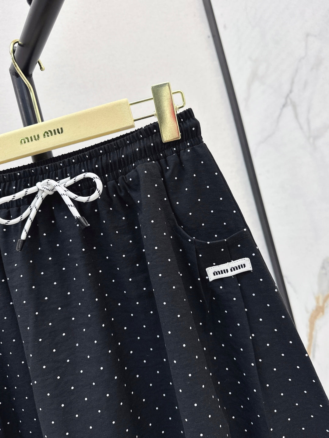 25ss drawstring skirt