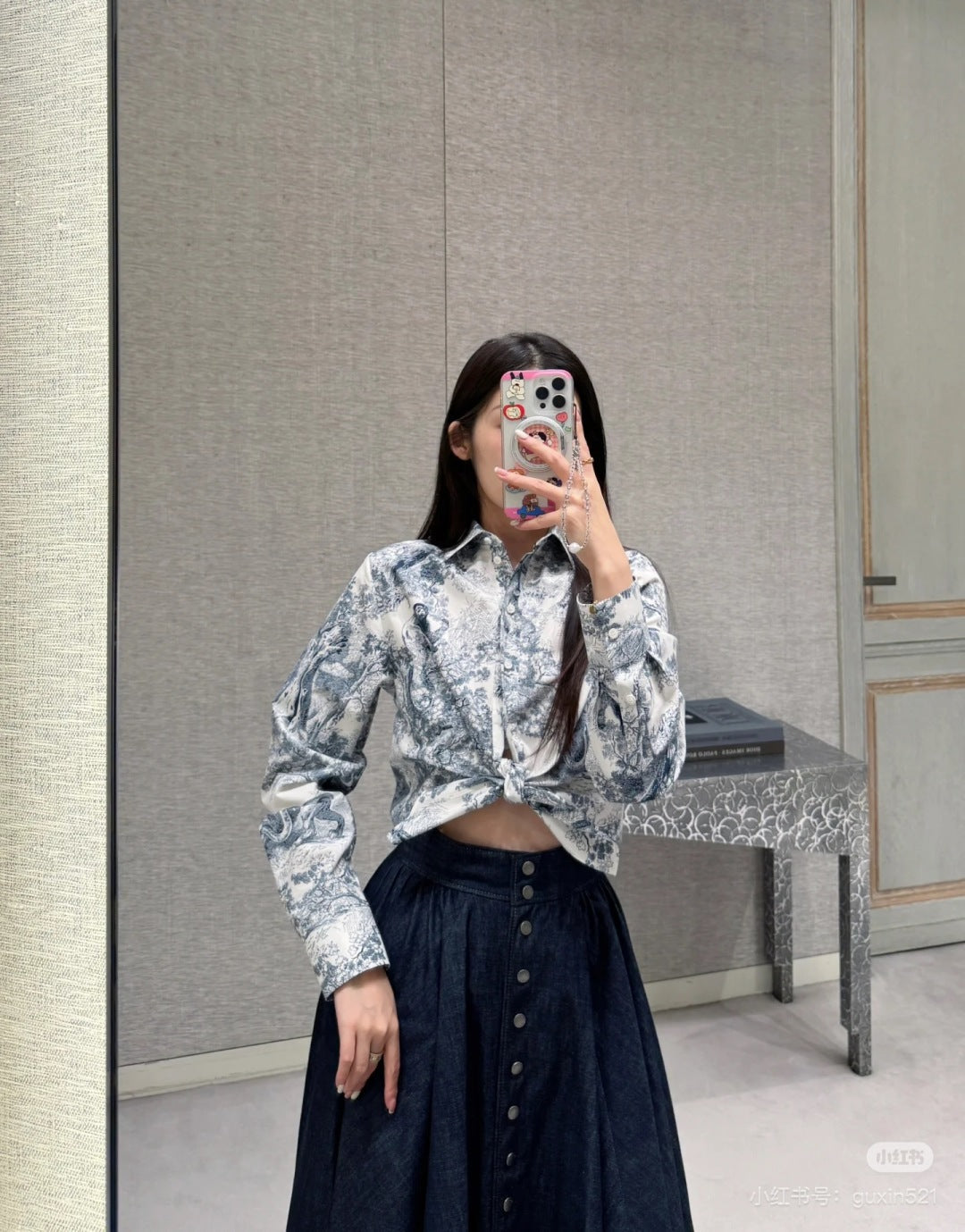25ss print shirt