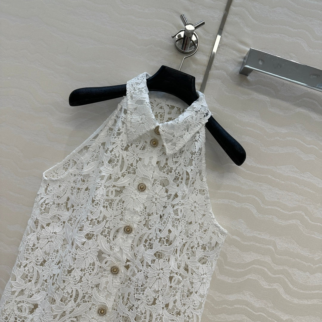 25ss embroidered vest