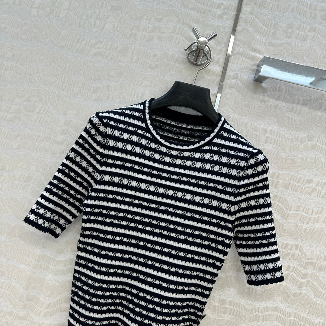 25ss jacquard knit shirt